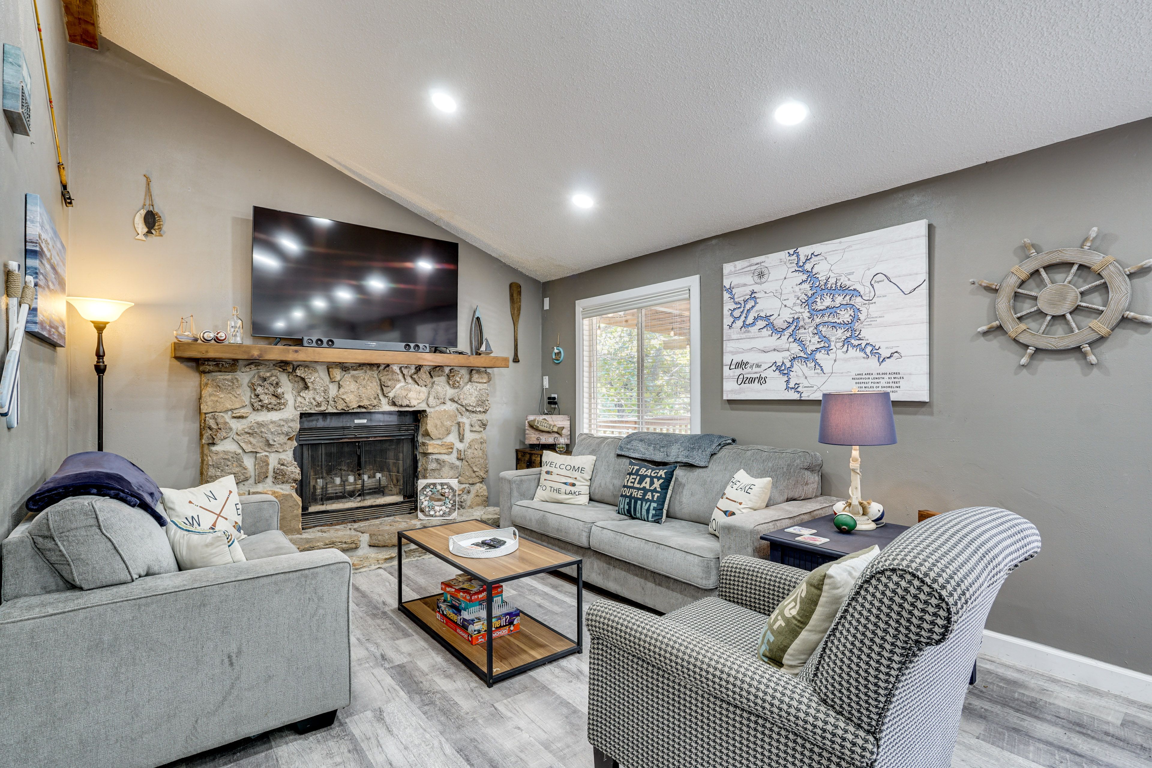 Property Interior | Single-Story Home | Free WiFi | Central A/C & Heating