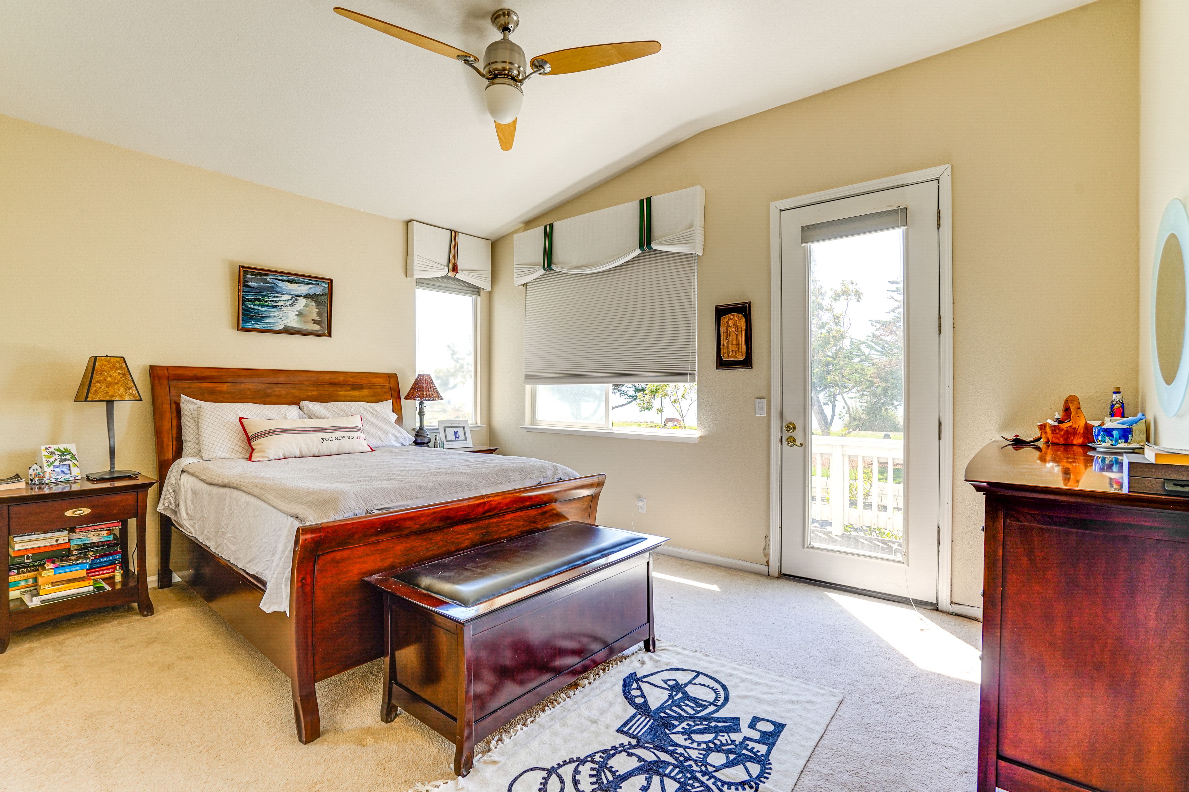 Bedroom 1 | 2nd Floor | King Bed | Linens Provided | Seating Area