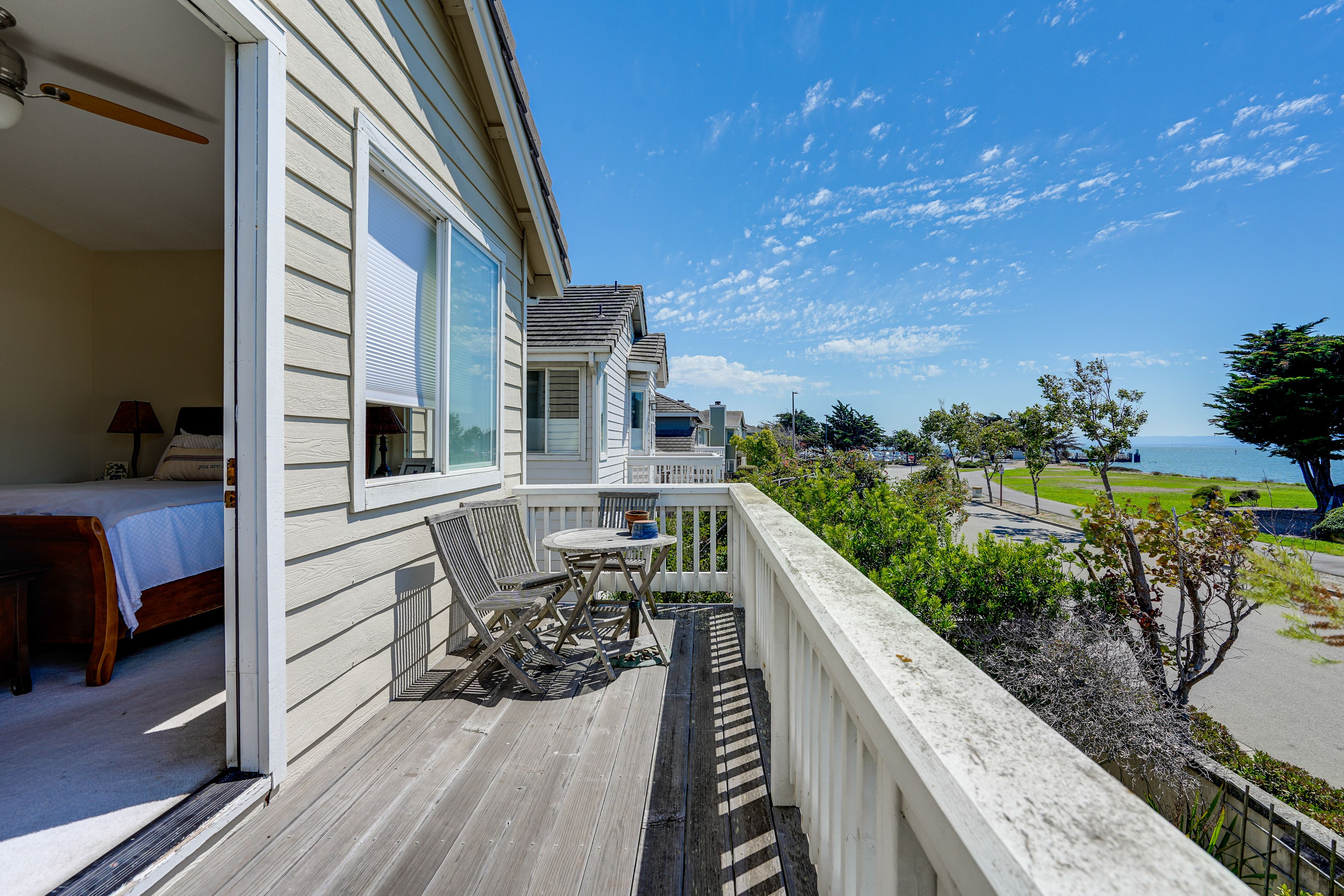 Private Balcony | Access via Bedroom 1 | Dining Area | Bay View