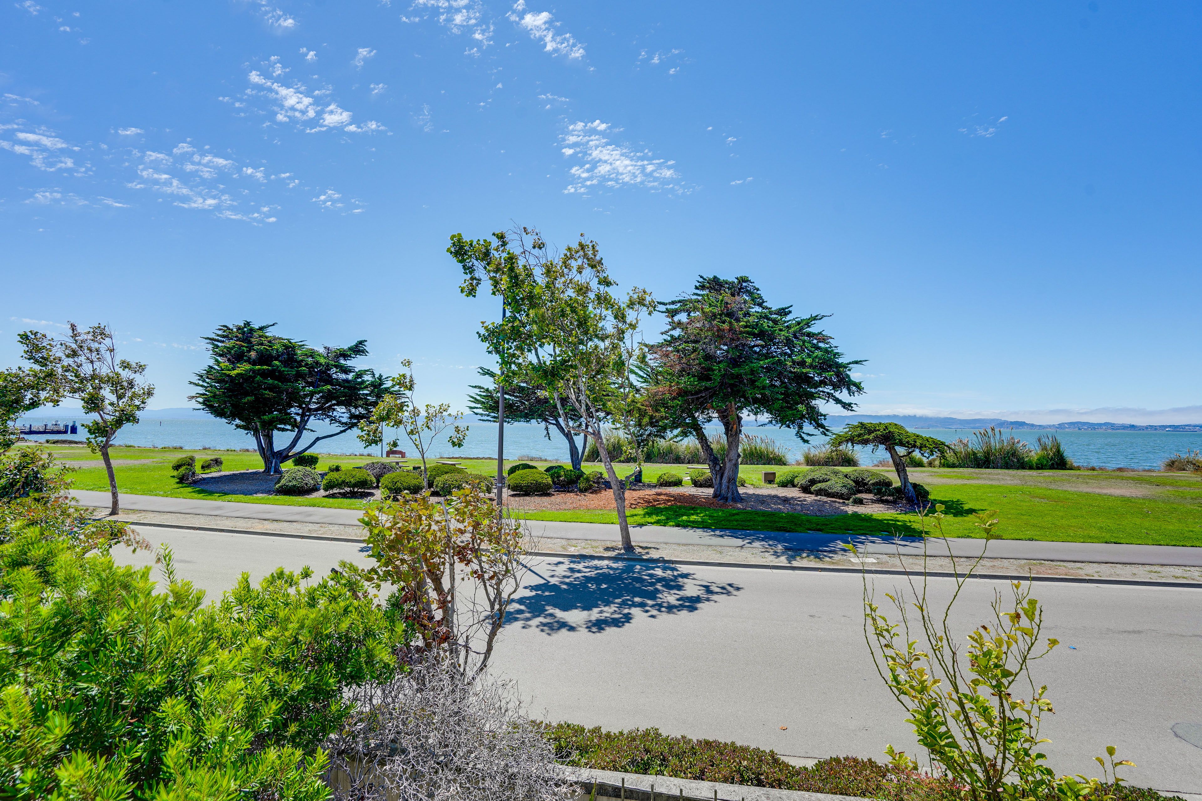 Bay View From Balcony | 1 Block to Shoreline Park
