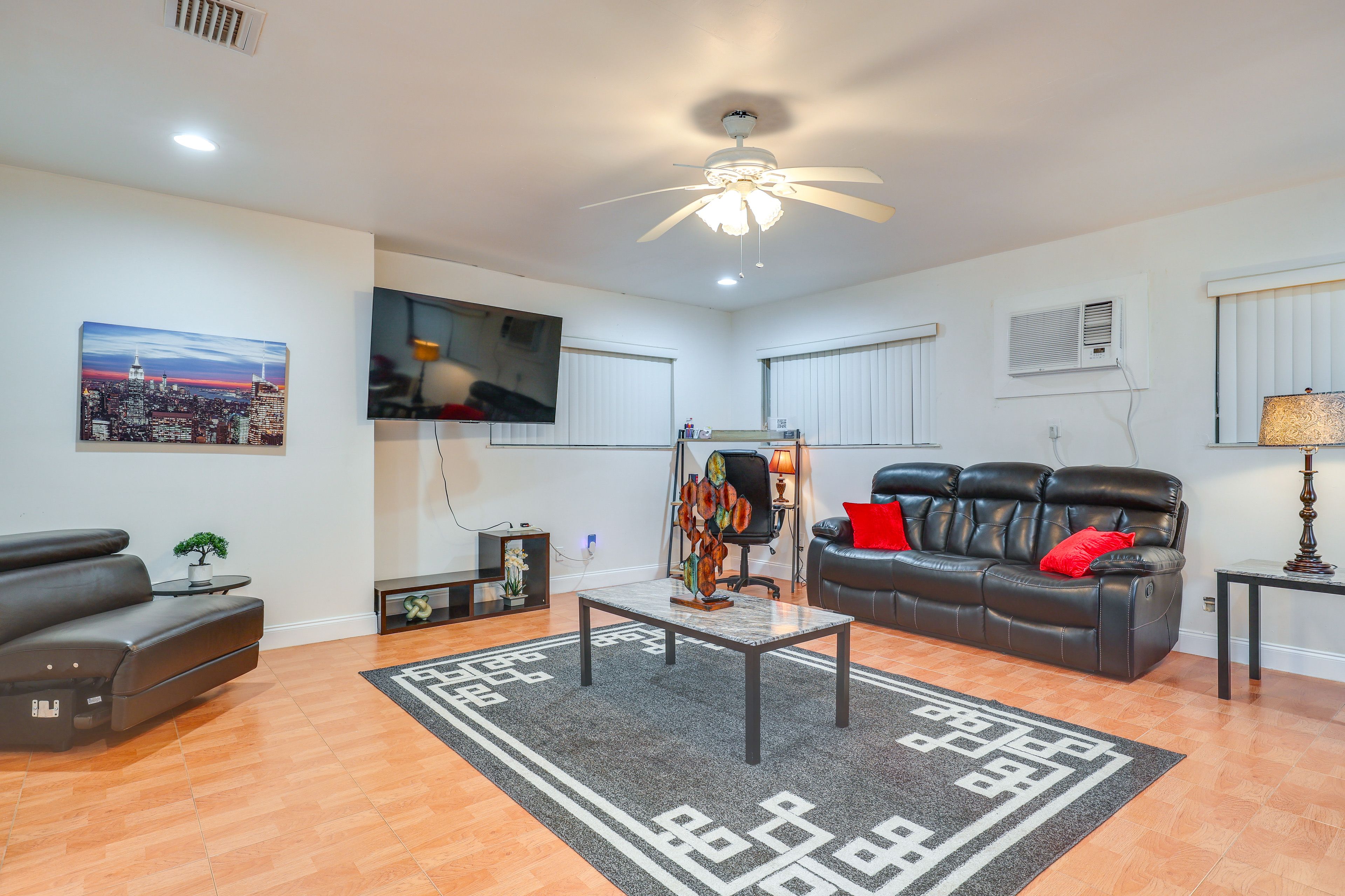 Property Interior | Single-Story Home | Free WiFi | Central A/C & Heating