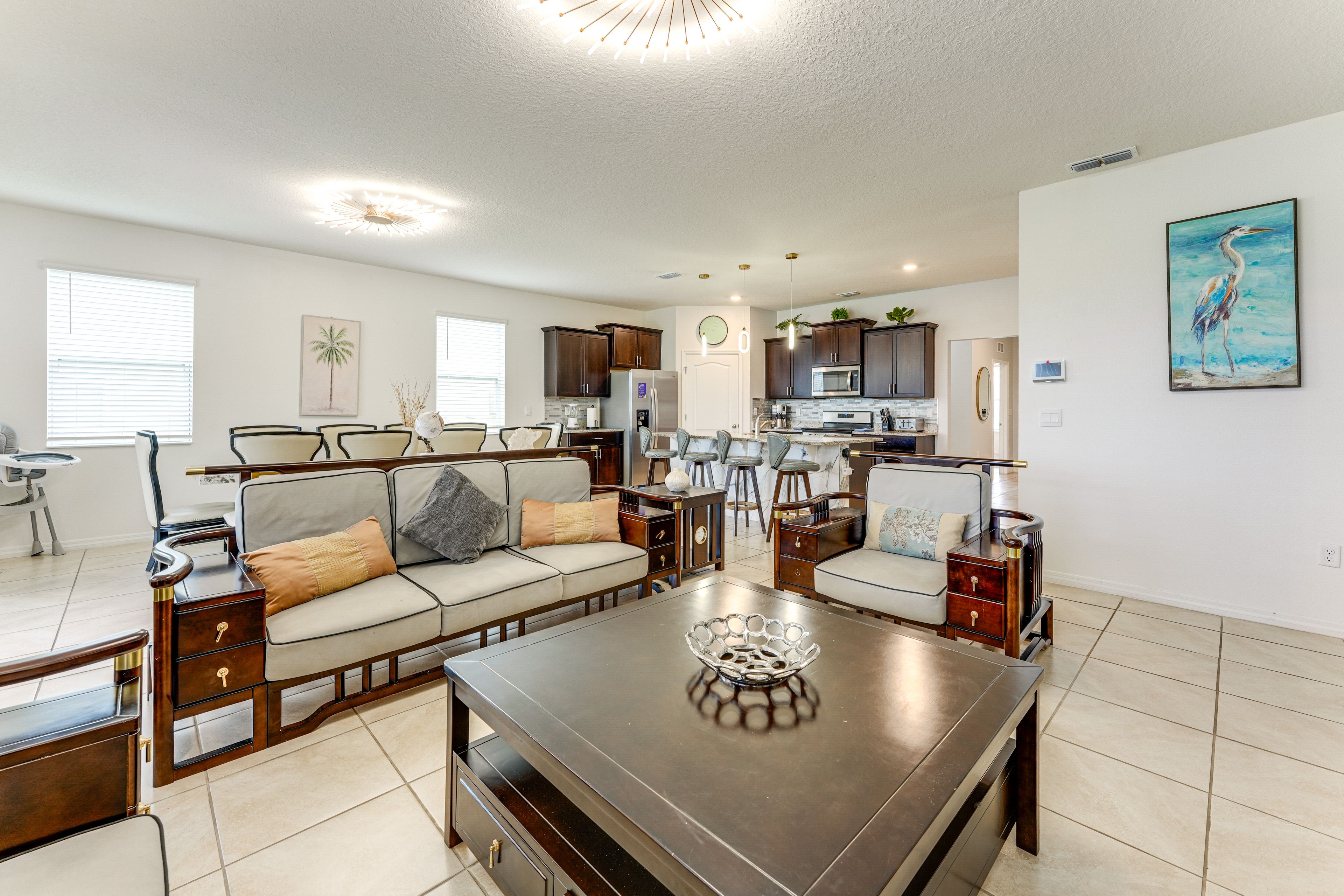 Living Room | 1st Floor | Free WiFi | Central A/C & Heating