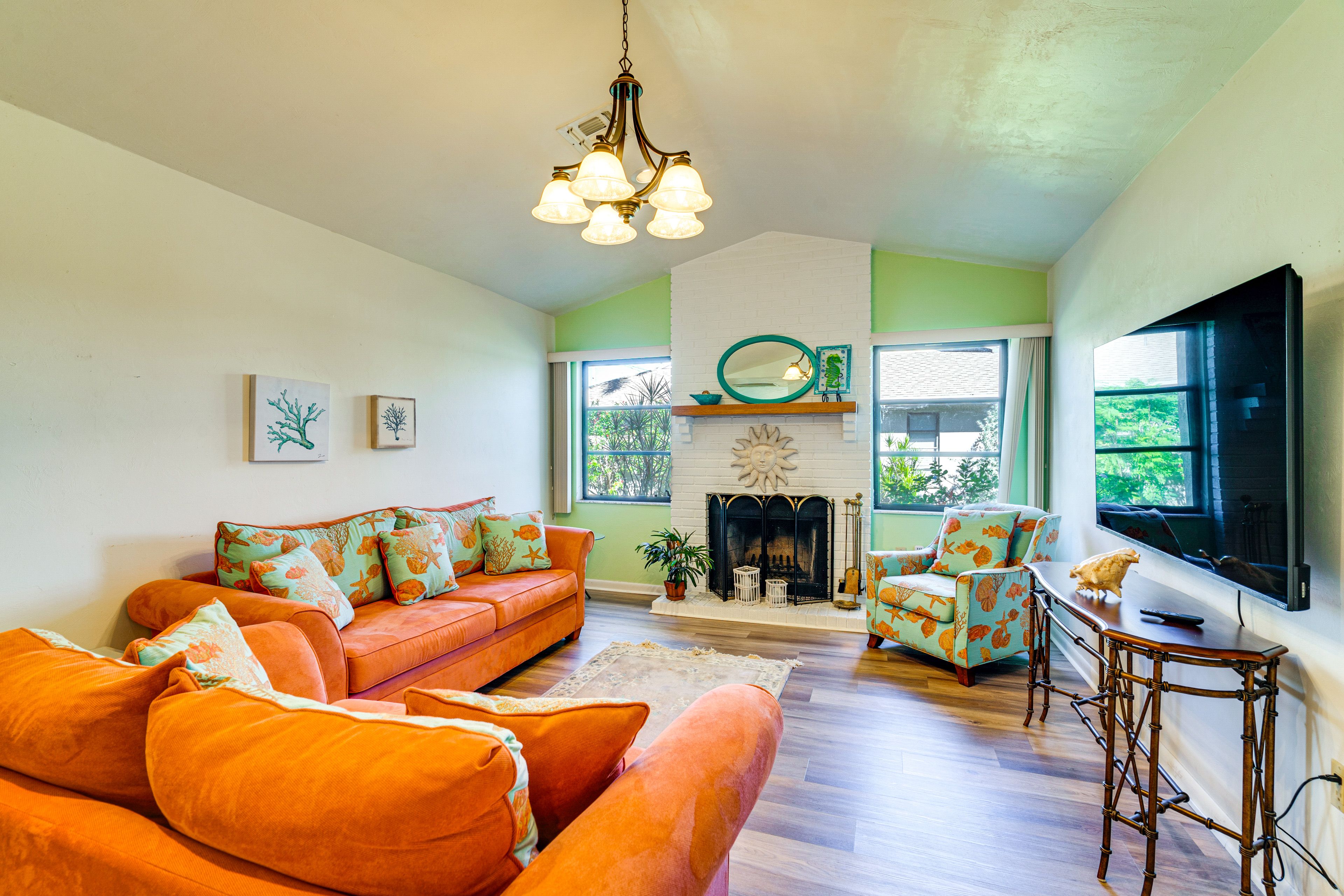 Property Interior | Single-Story Home | Free WiFi | Central A/C & Heating