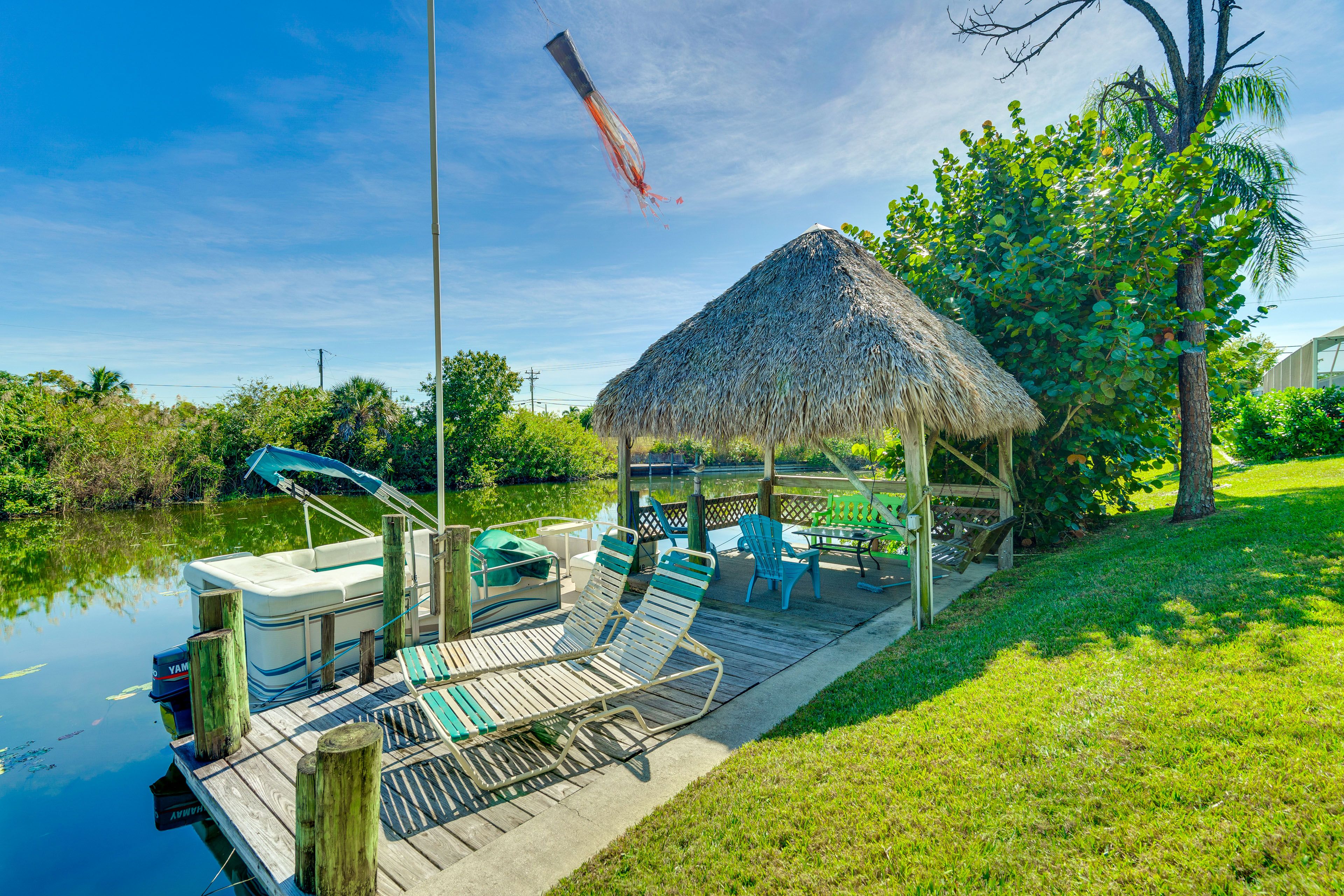 Private Dock | Spacious Yard