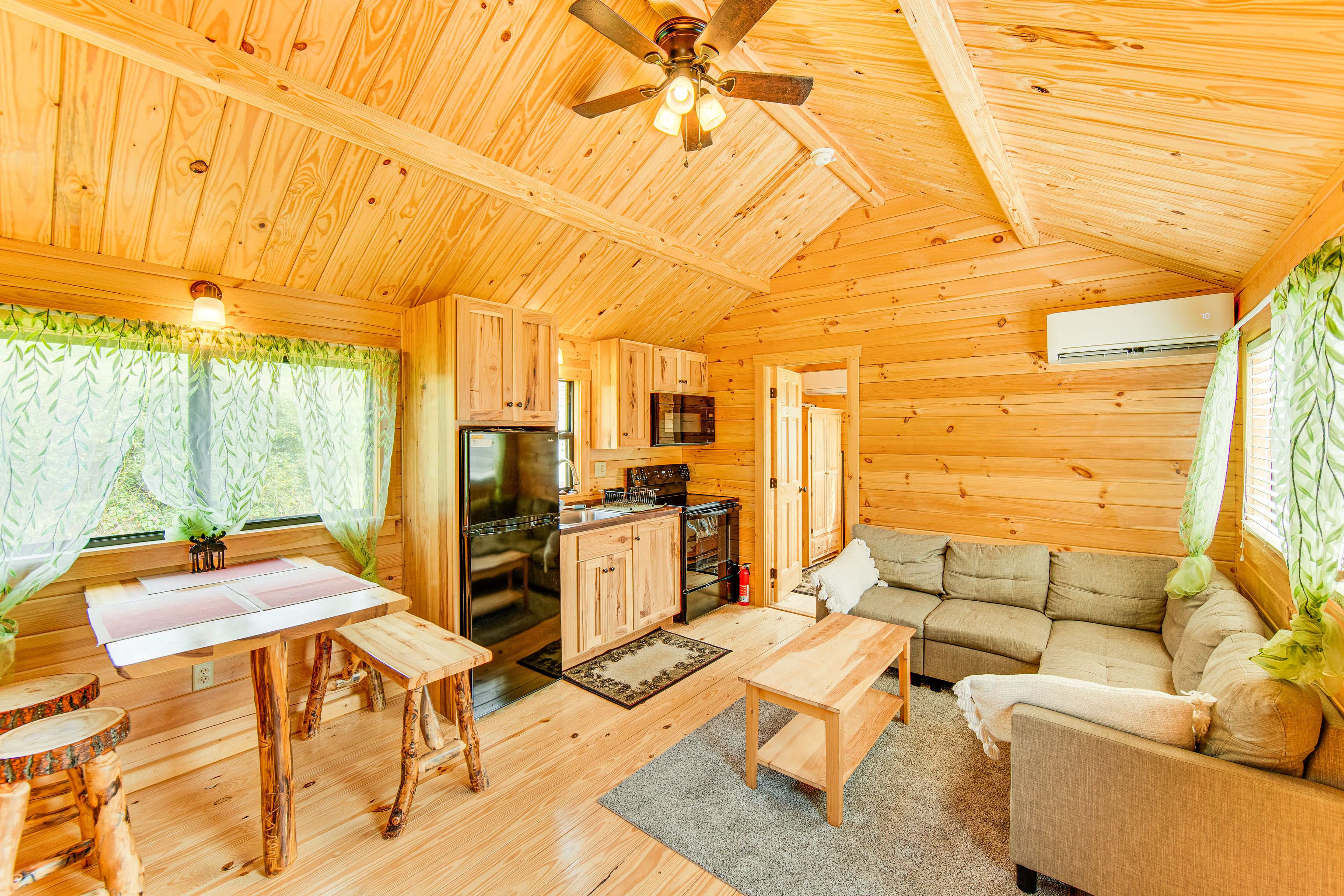 Cabin Interior | Mini-Split Heating & A/C | Free WiFi