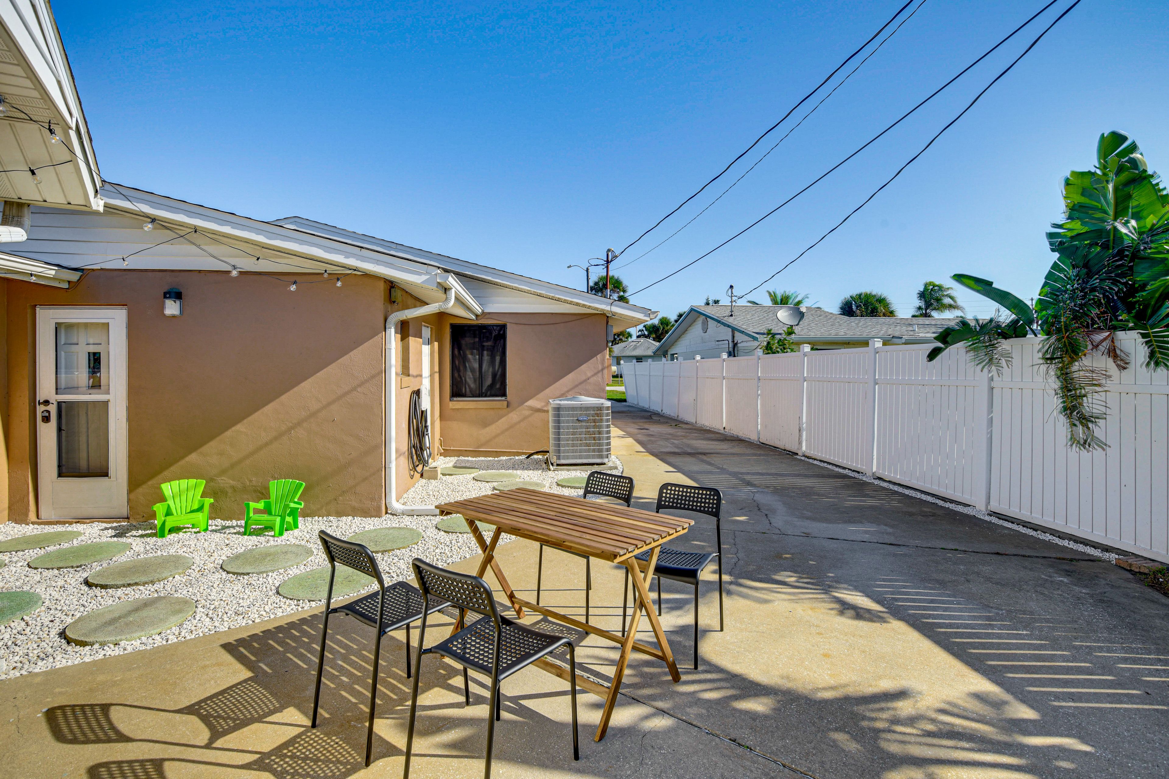 Private Patio | Single-Story Home