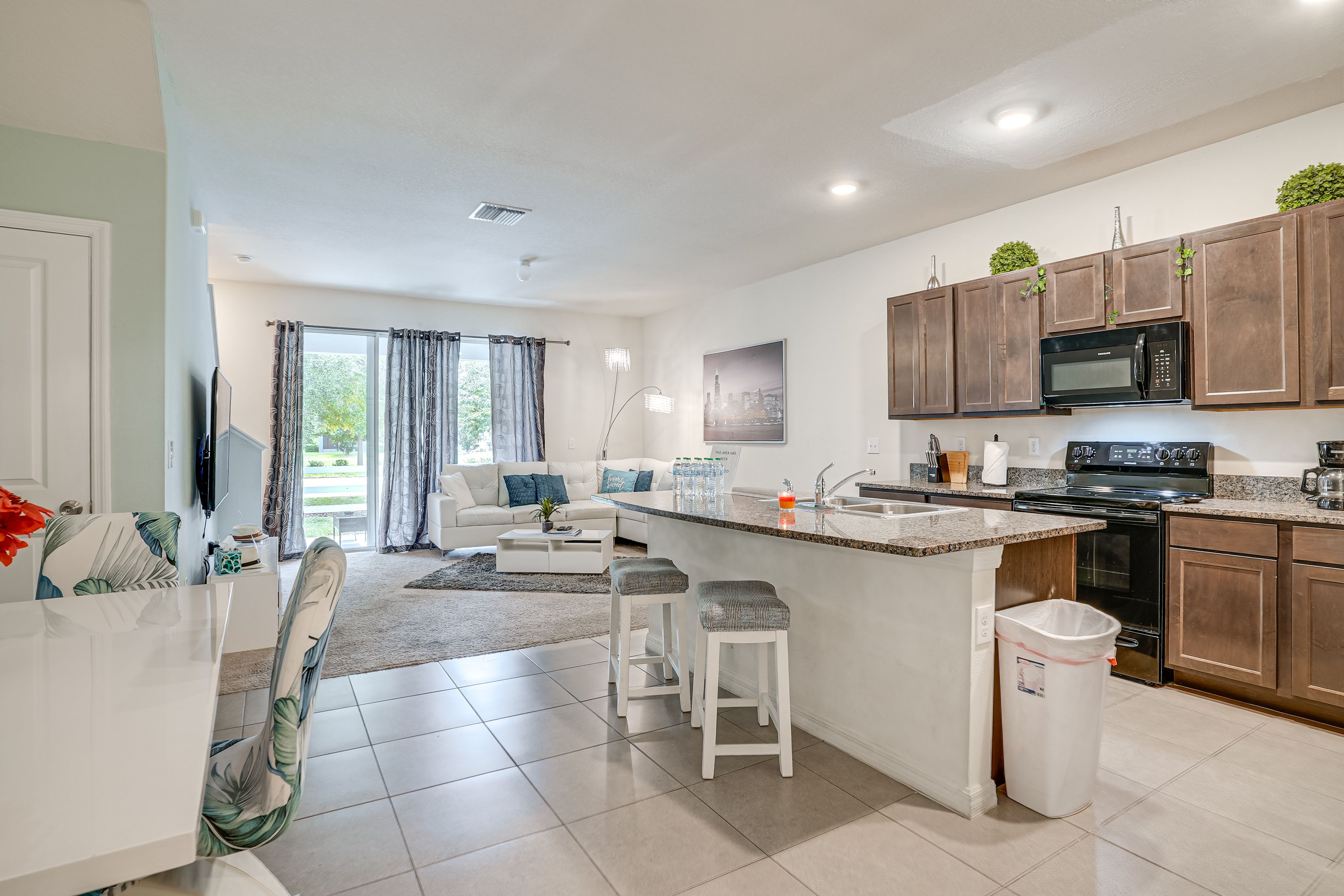 Kitchen | Refrigerator | Drip Coffee Maker | 1st Floor