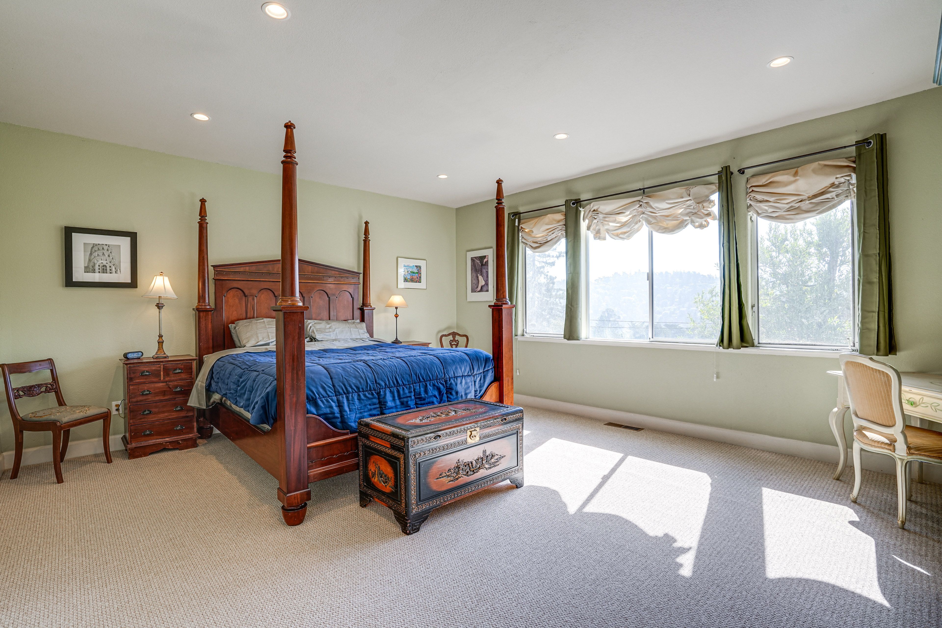 Bedroom 1 | Main Level | King Bed | Laptop-Friendly Workspace
