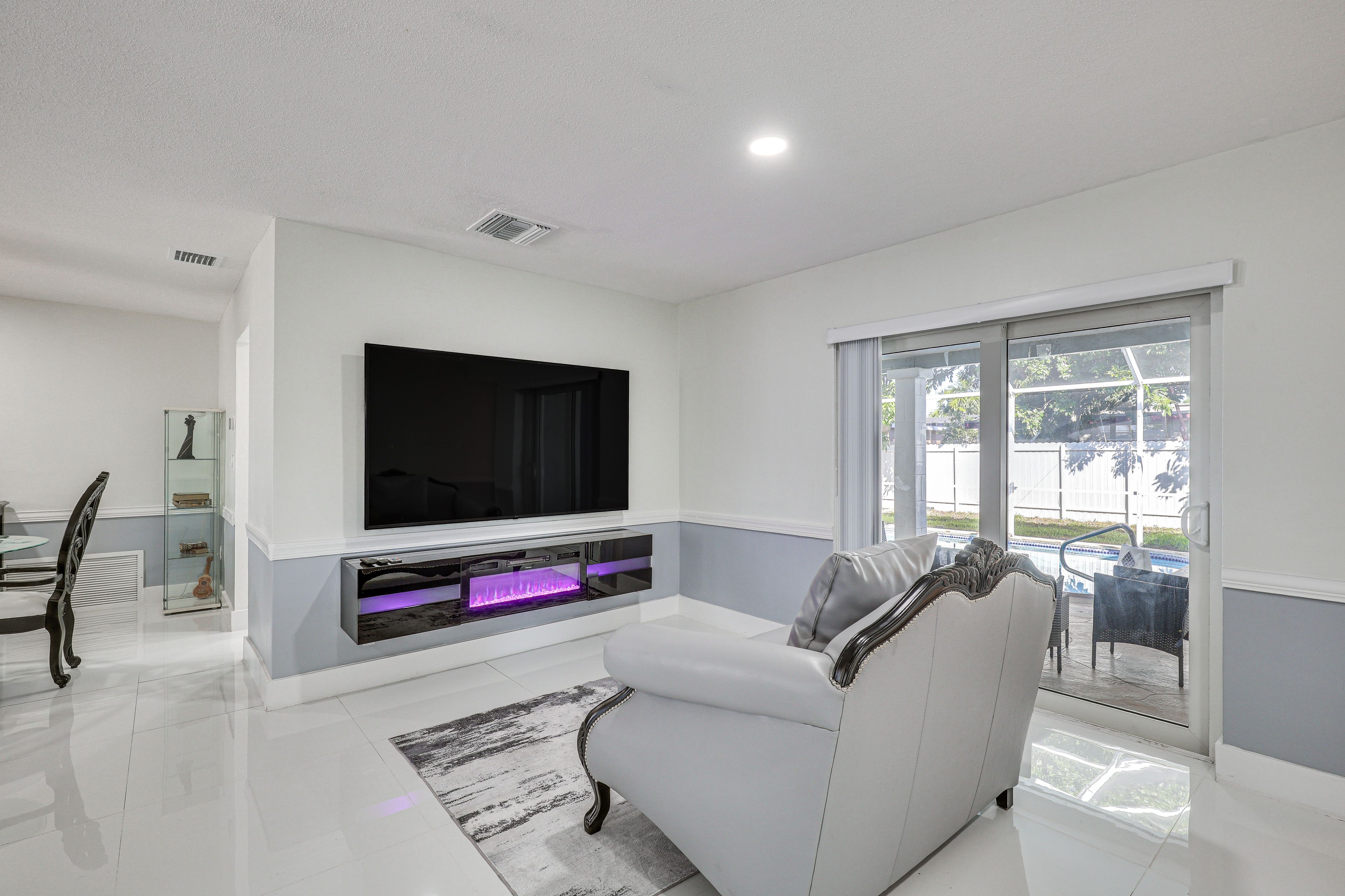 Property Interior | Single-Story Home | Free WiFi | Central A/C & Heating