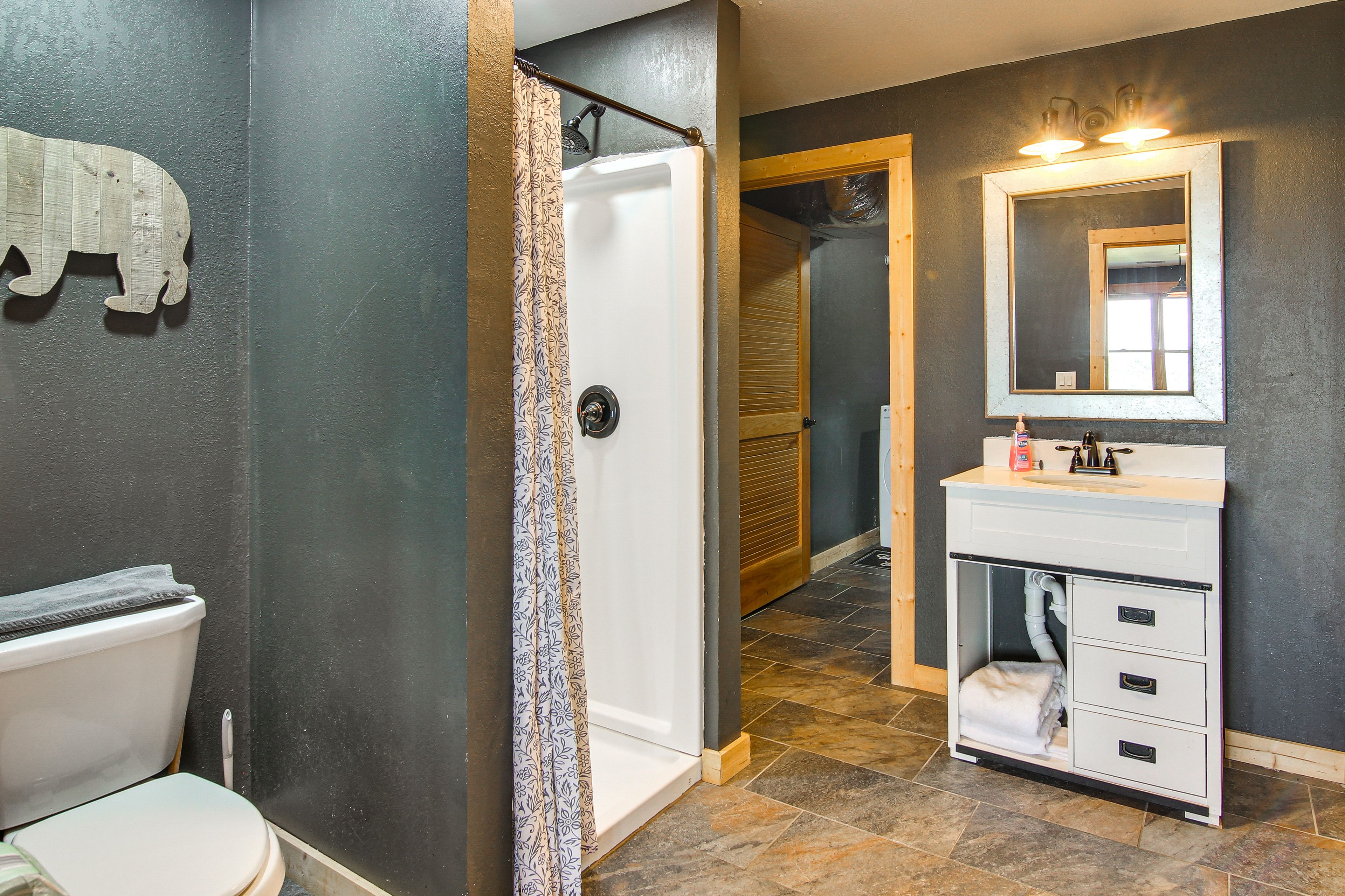 Full Bathroom | In-Unit Laundry | Lower Floor