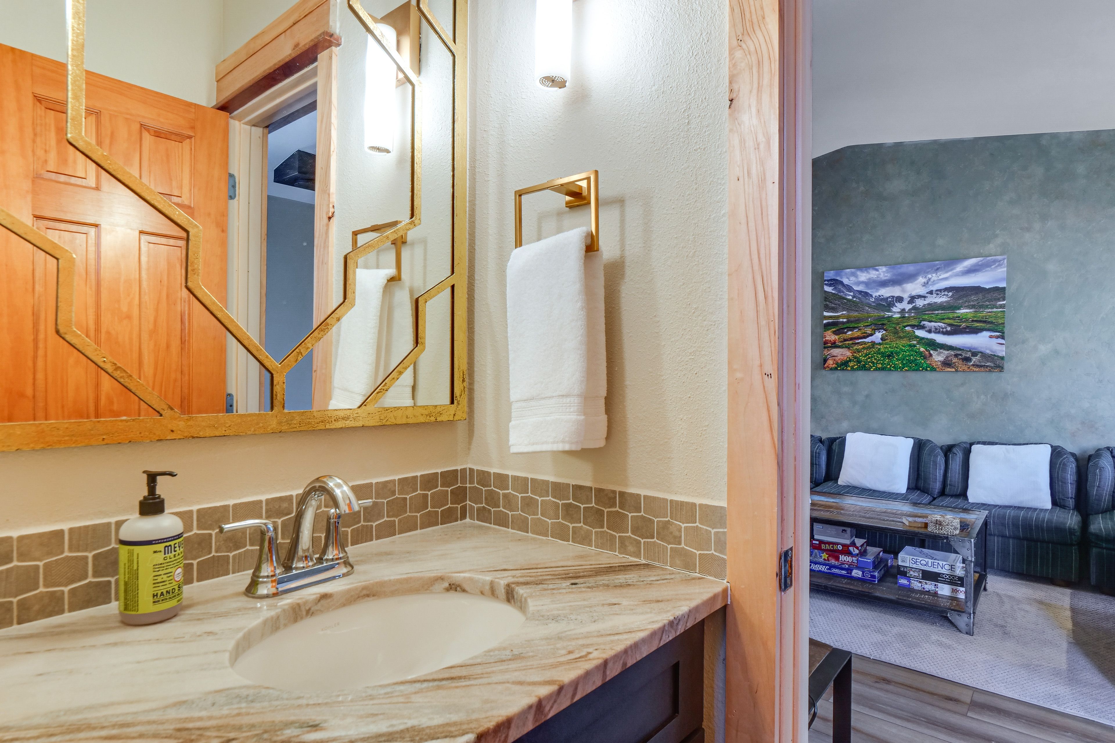 Bathroom | Towels Provided | 1st Floor