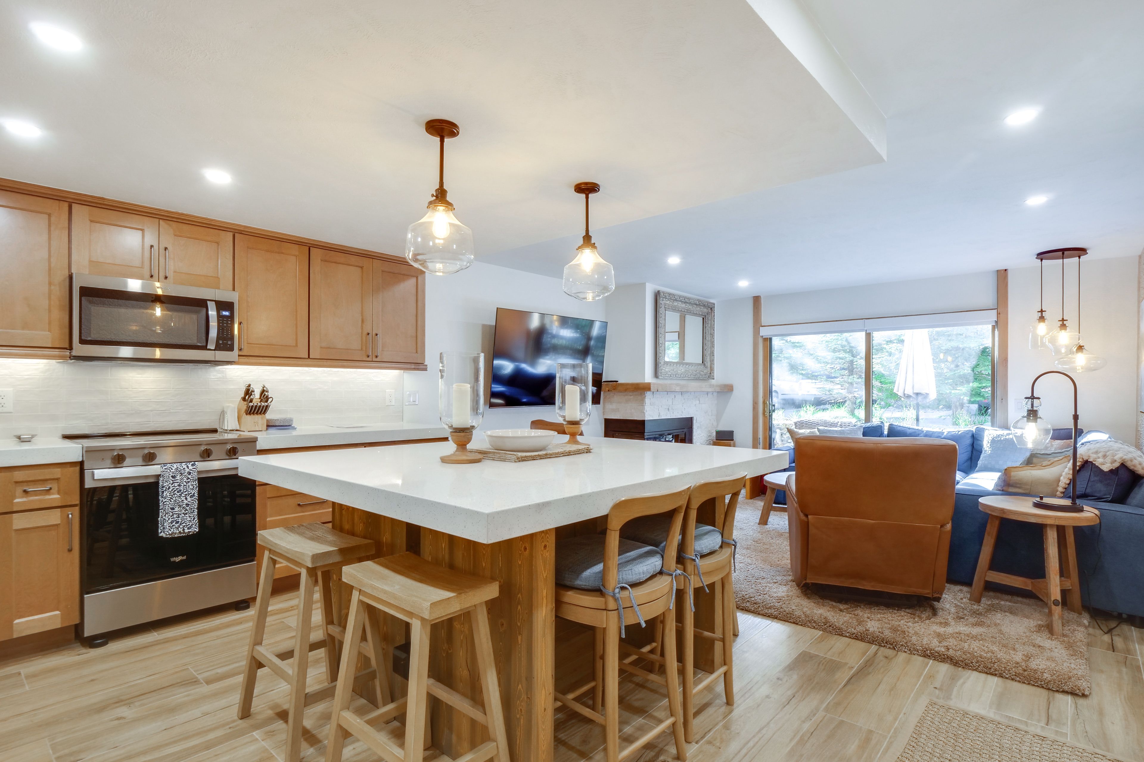 Kitchen | Island Seating | Espresso Maker | 1st Floor