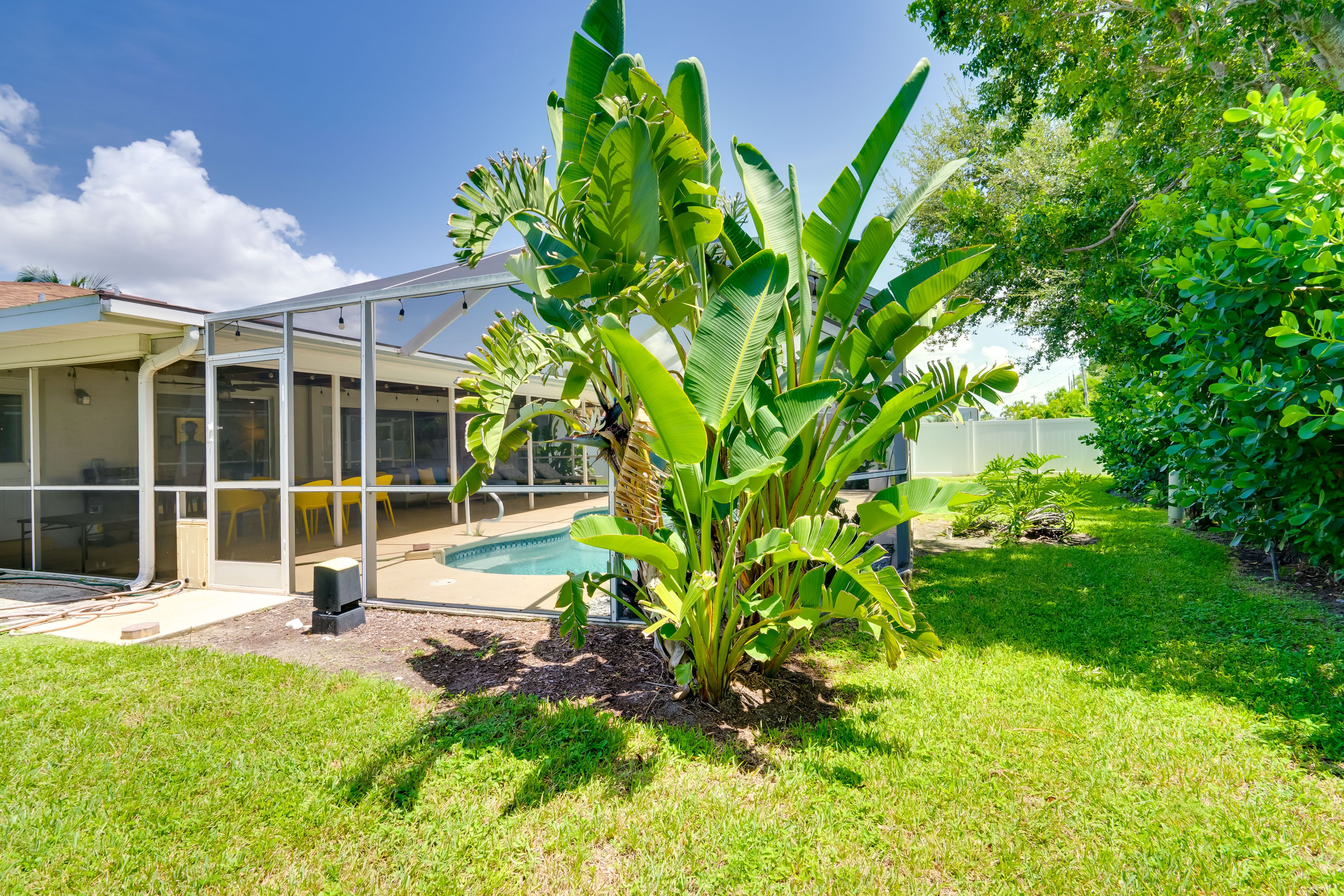 Fully Fenced Backyard