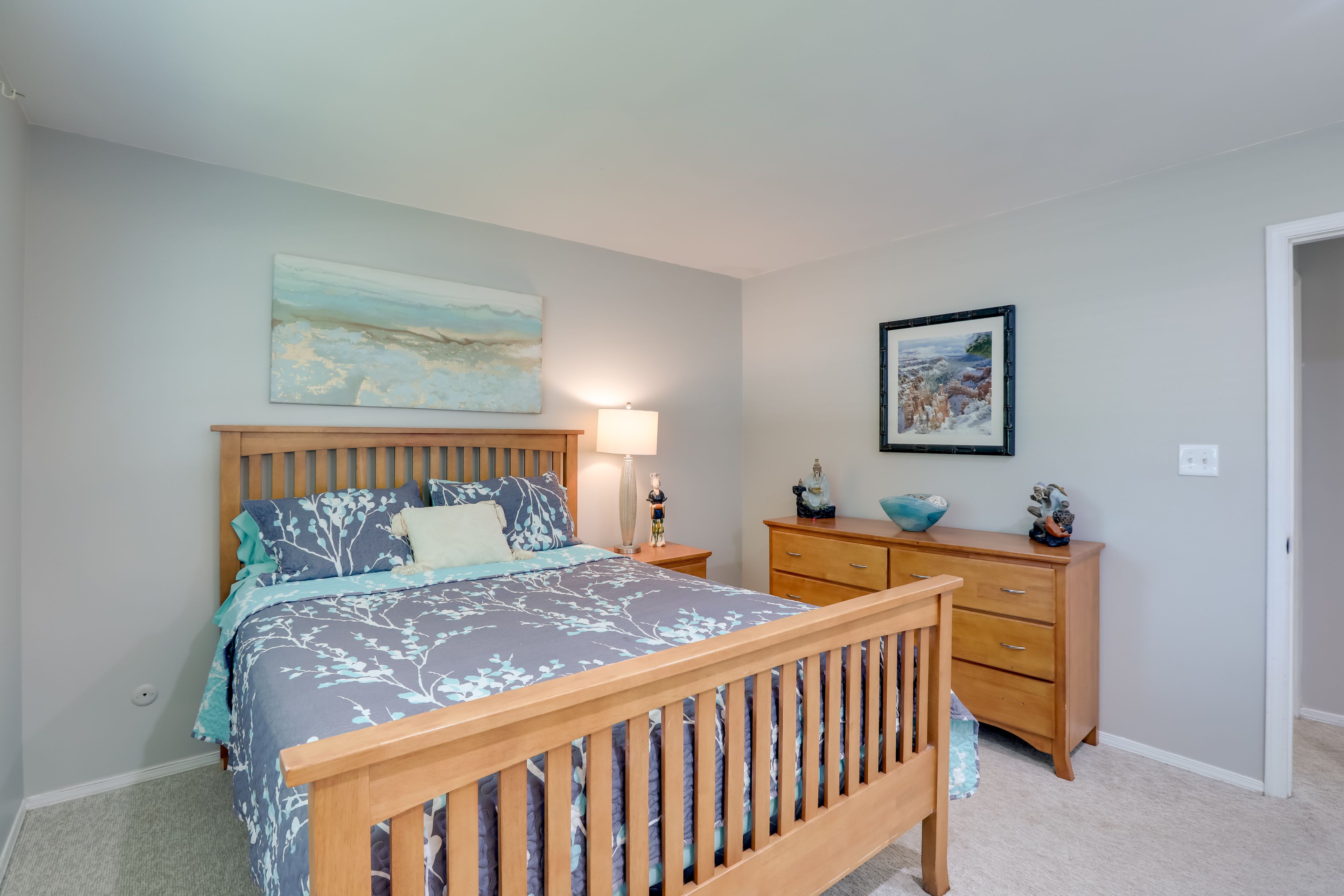 Bedroom 1 | Queen Bed | Linens Provided | Main Level