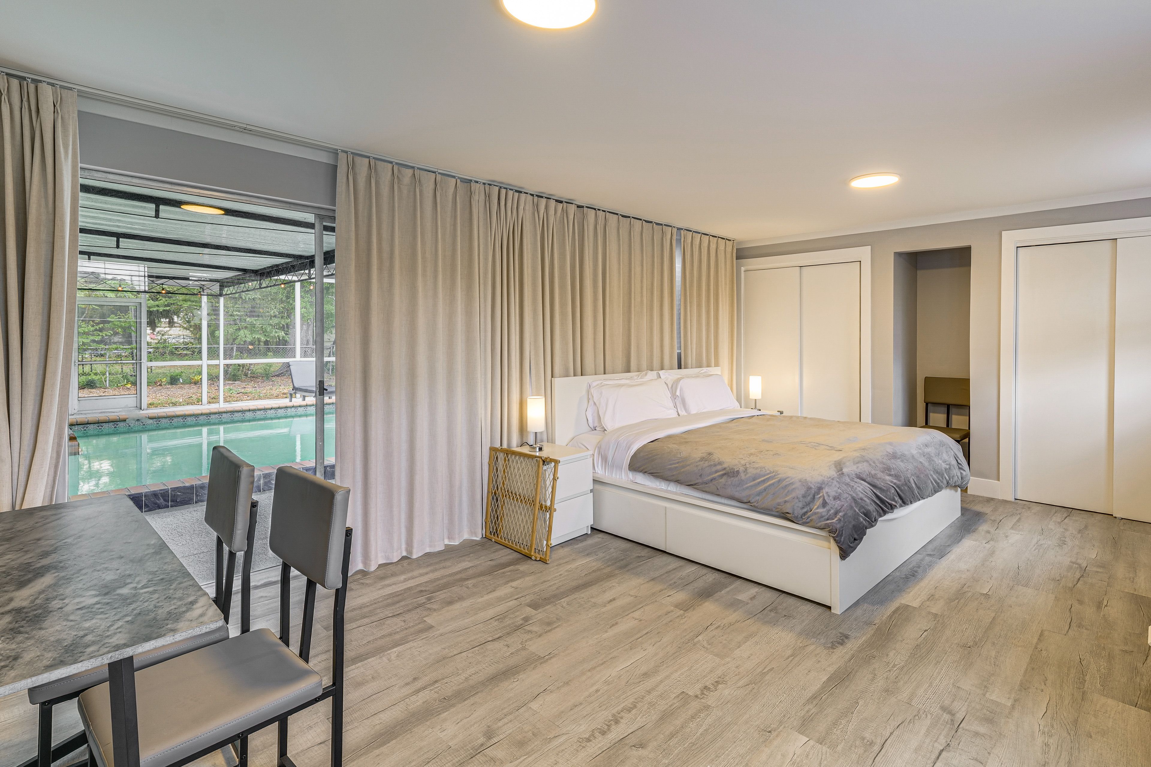 Pool House Suite | Bedroom 4 | King Bed