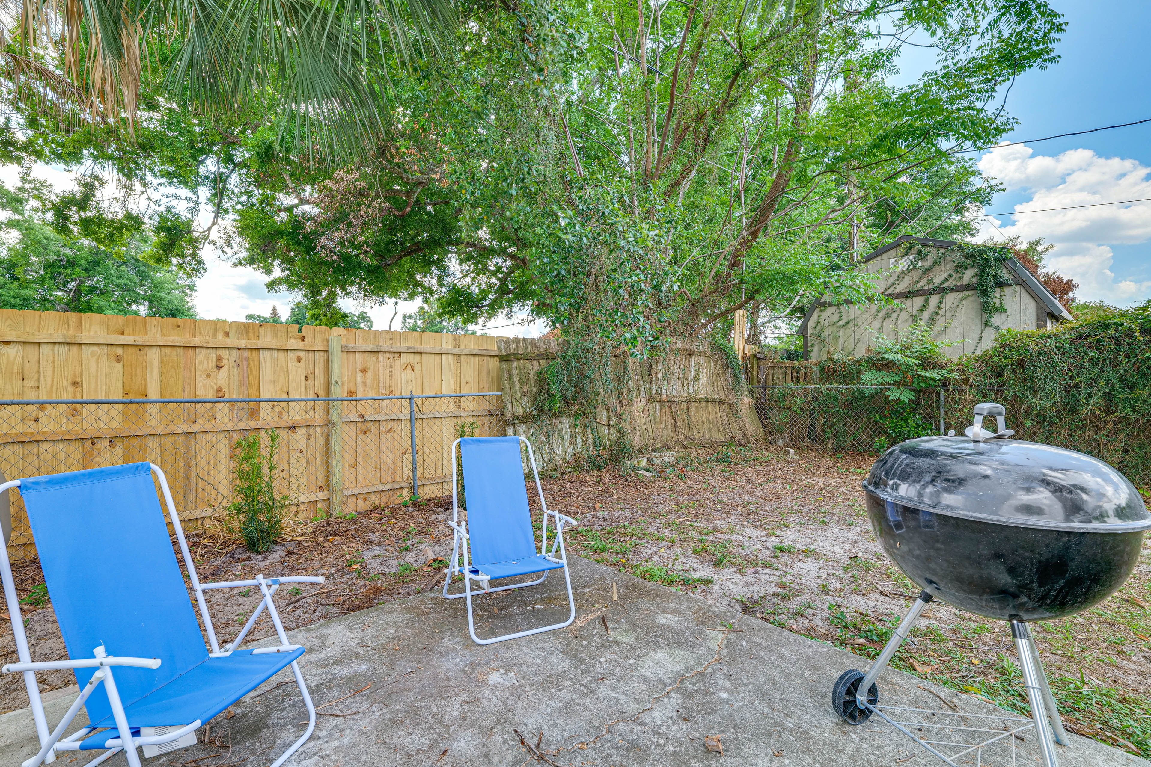 Patio | Fenced-In Yard