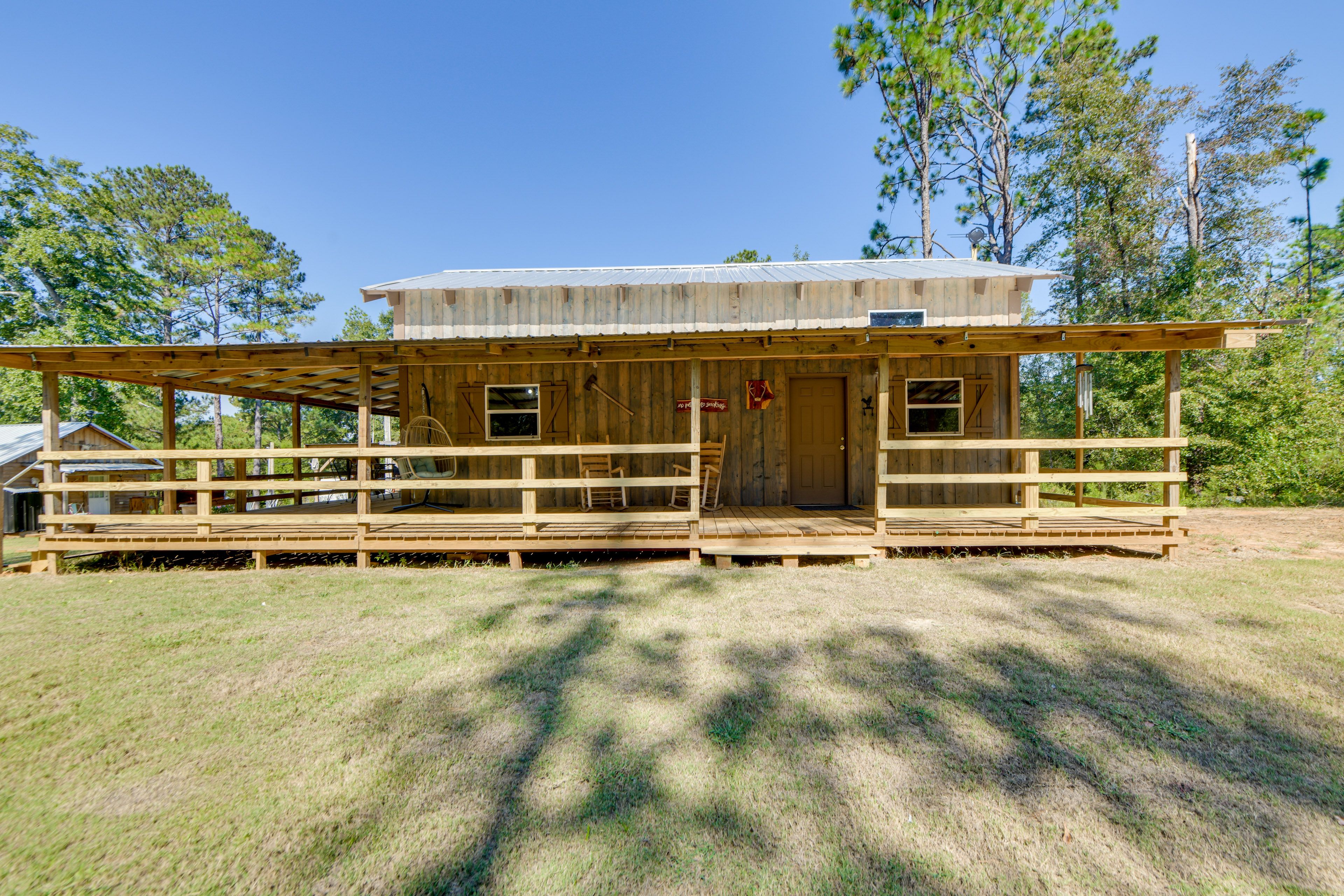 Cabin Exterior | Wraparound Porch | Dining Area