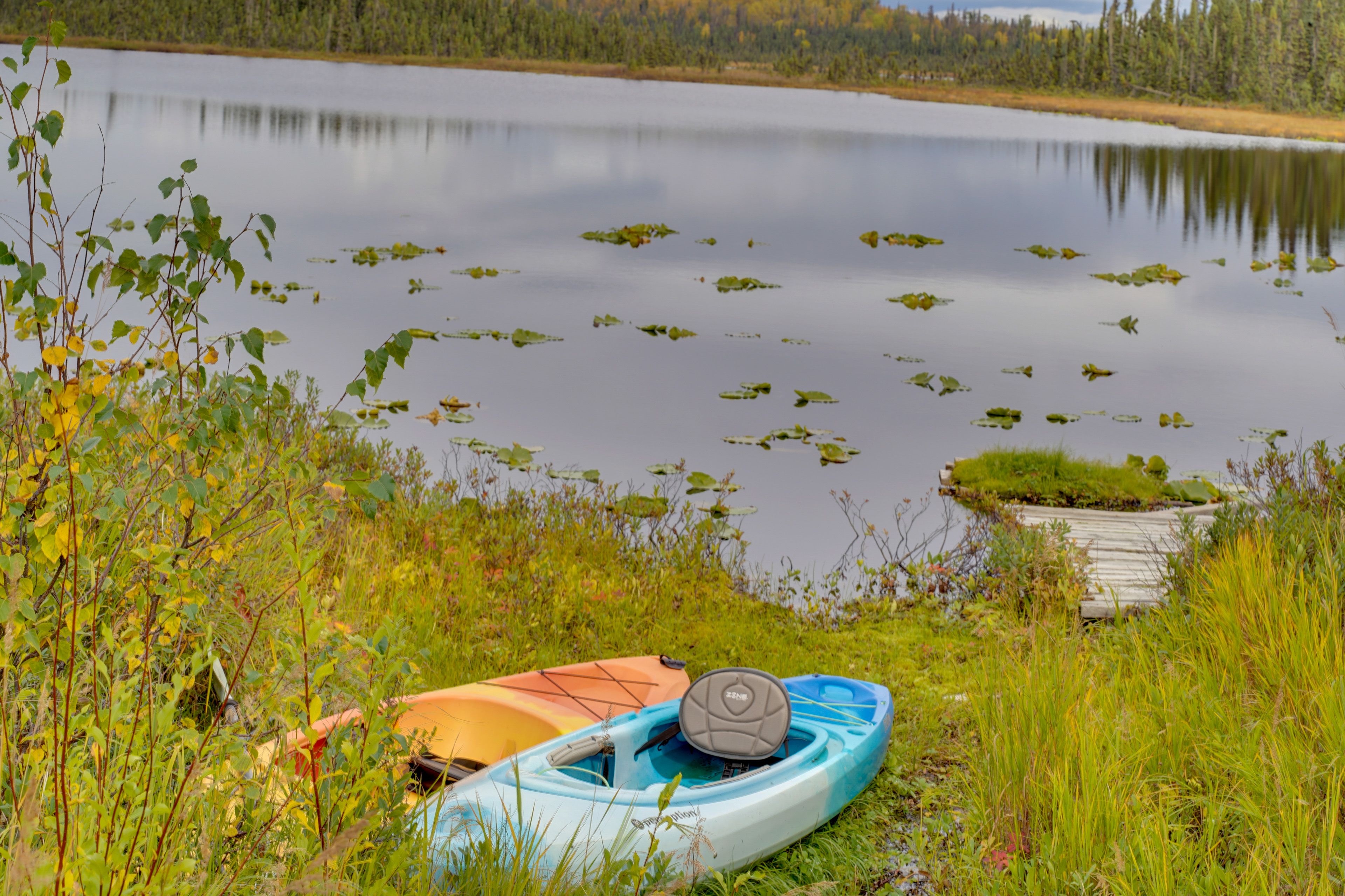 Shared Kayaks & Lake Access