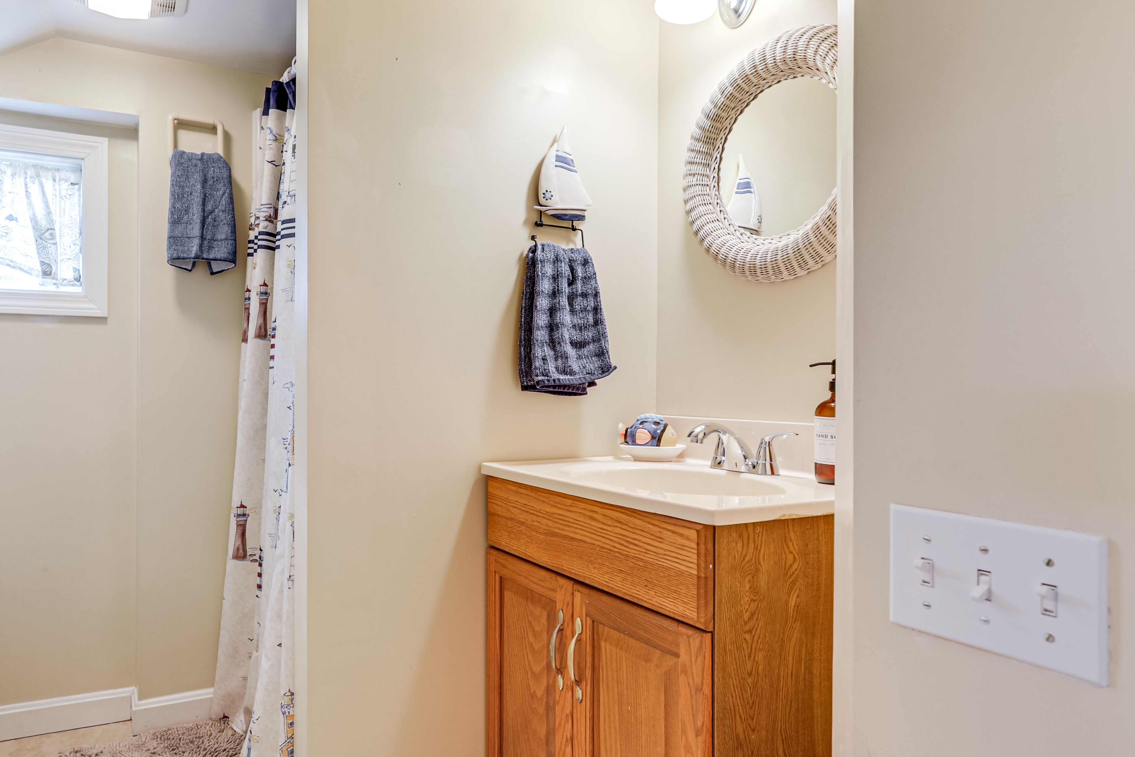 Bathroom | 1st Floor | Complimentary Toiletries | Hair Dryer