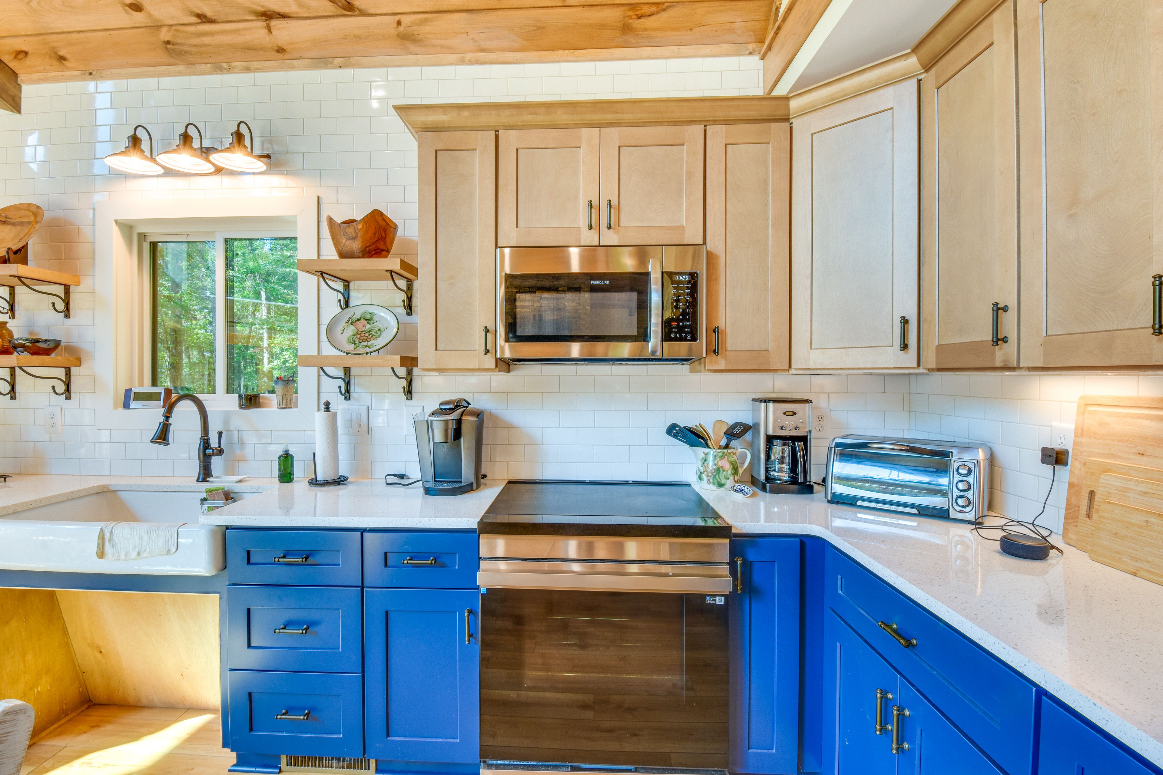 Kitchen | 1st Floor | Drip & Pod Coffee Makers | Toaster Oven | Microwave