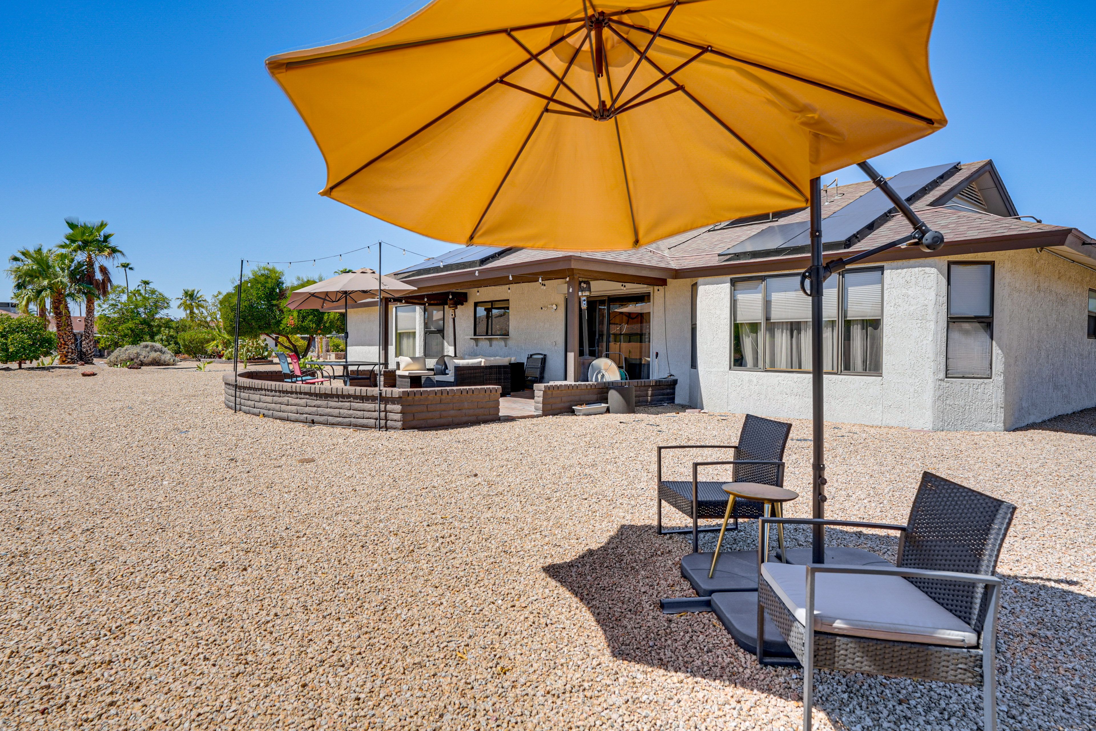Spacious Backyard | Seating Area