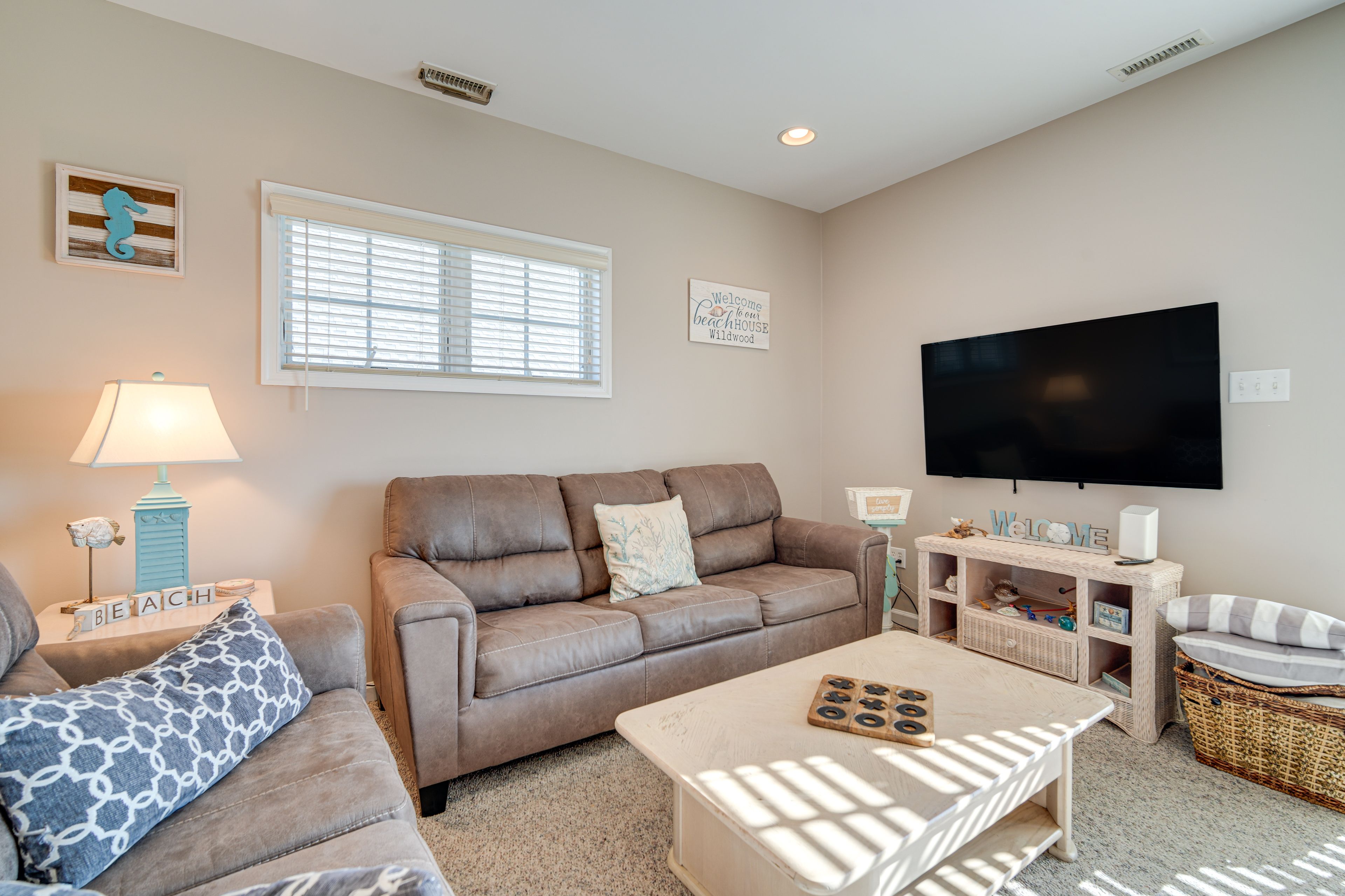 Wildwood Vacation Rental | 3BR | 2BA | 1 Step Required | 1,200 Sq Ft