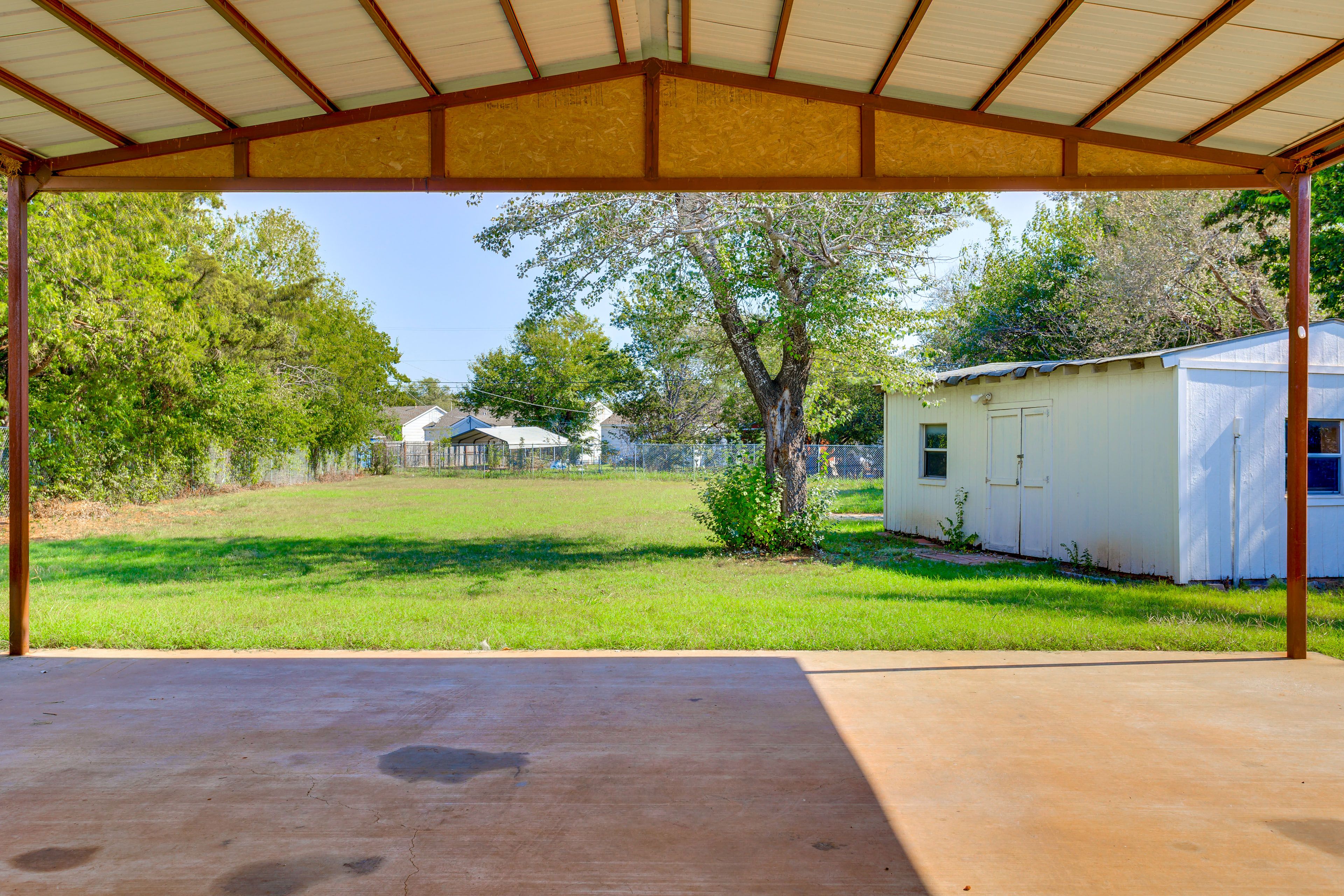 Covered Patio | Fenced Backyard | Fire Pit