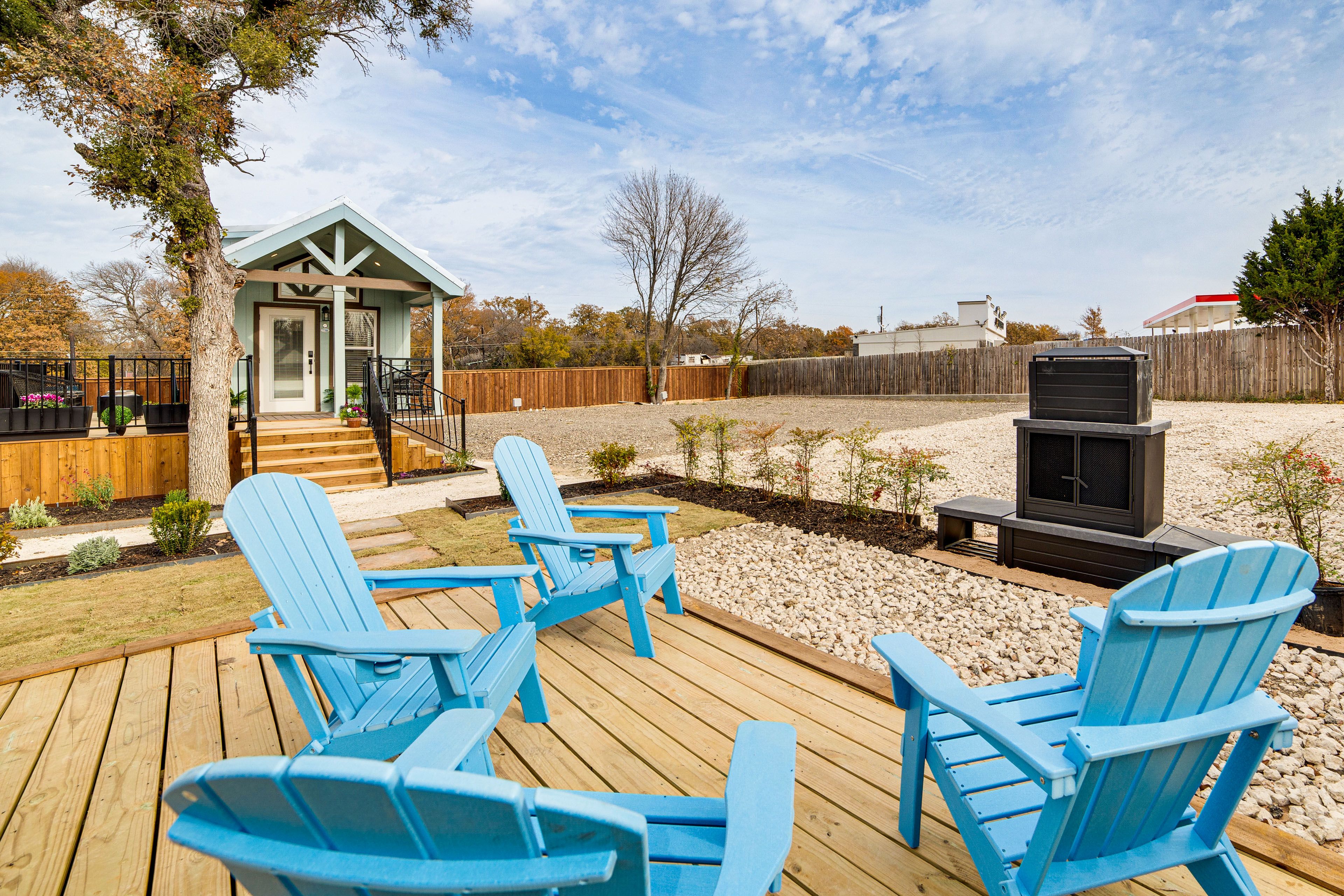 Deck | Wood-Burning Fireplace