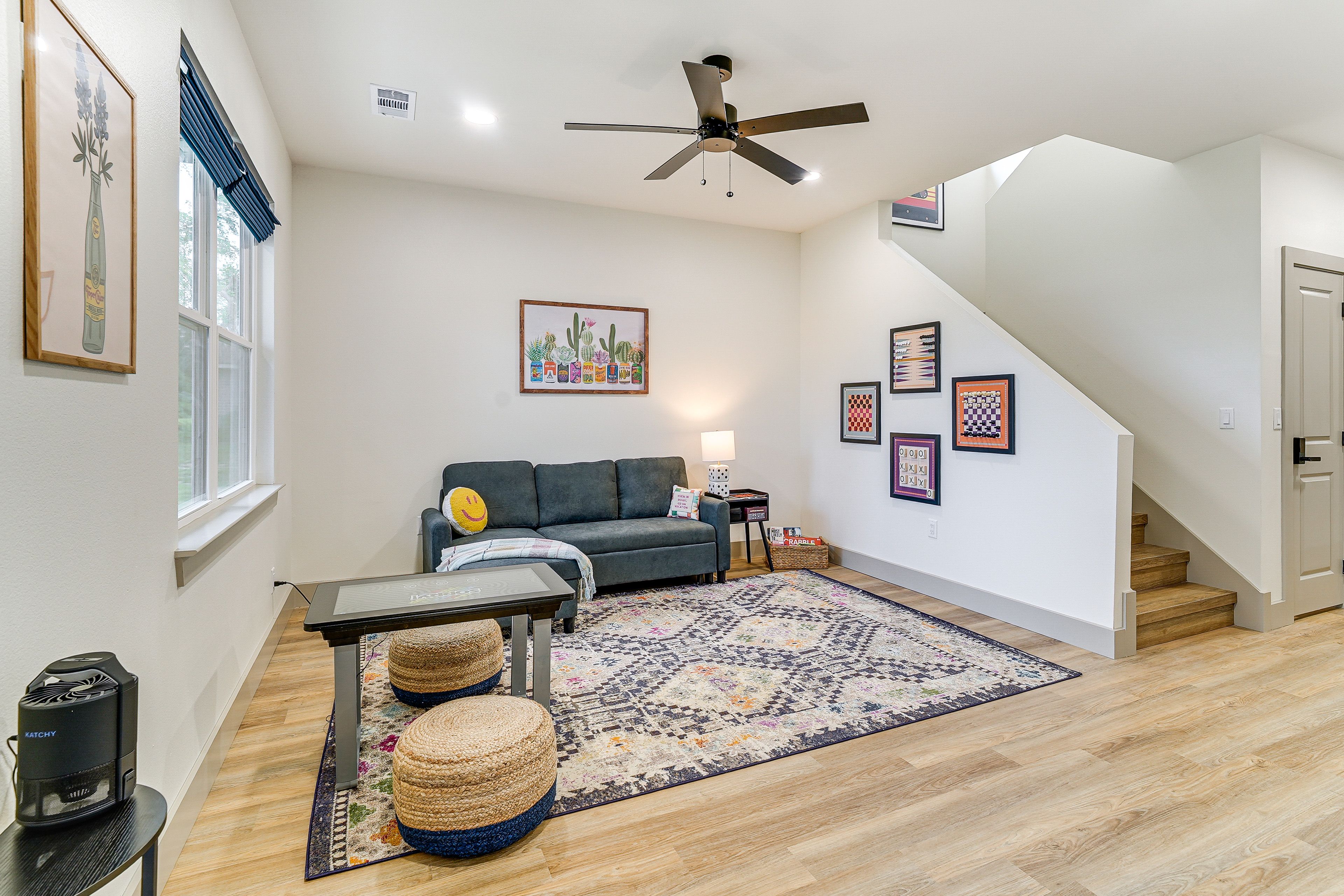 Game Room | 1st Floor | Full Sleeper Sofa | Central A/C & Heating | Games