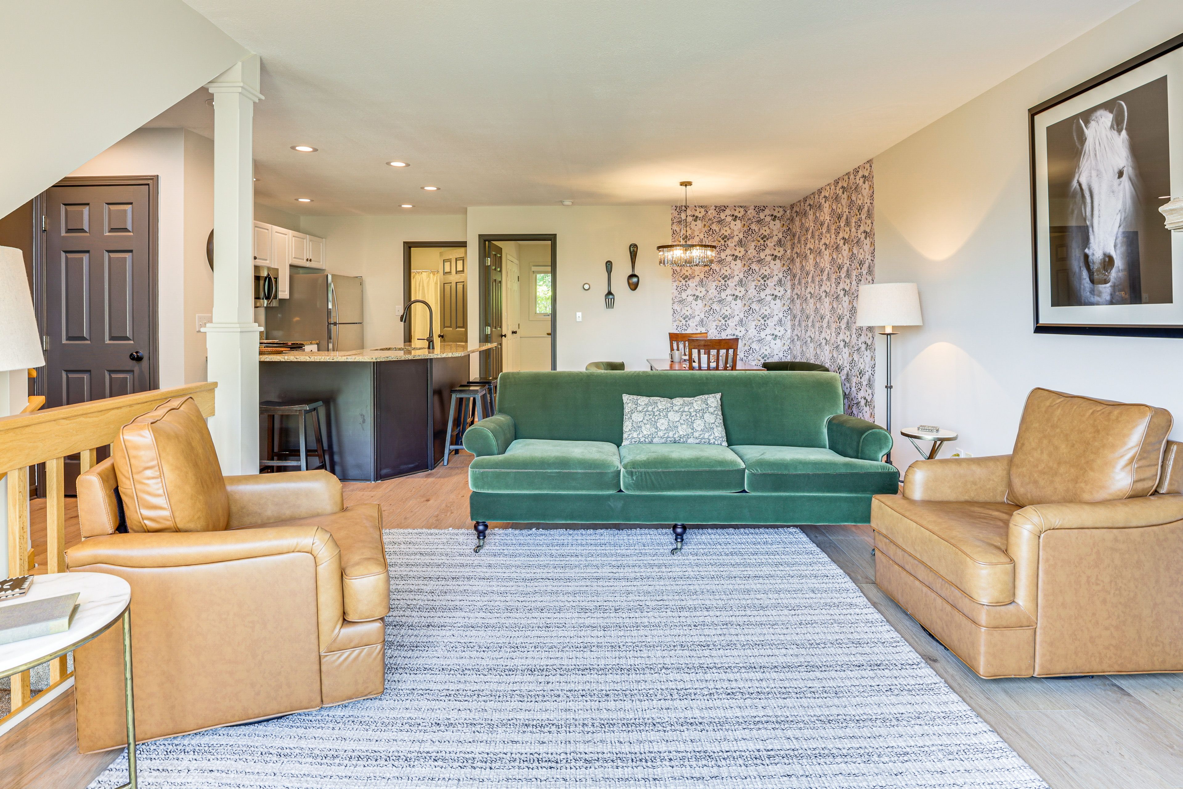 Living Room | Main Level | Free WiFi | Central A/C & Heating