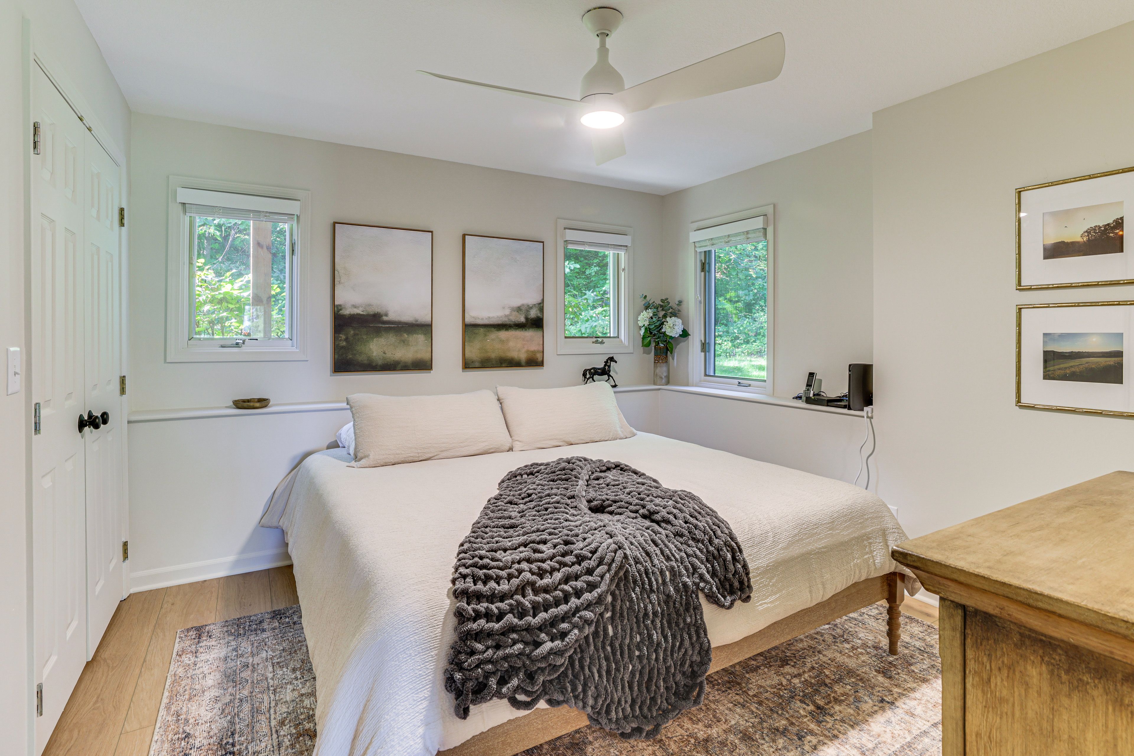 Bedroom 1 | Lower Level | King Bed | Linens Provided