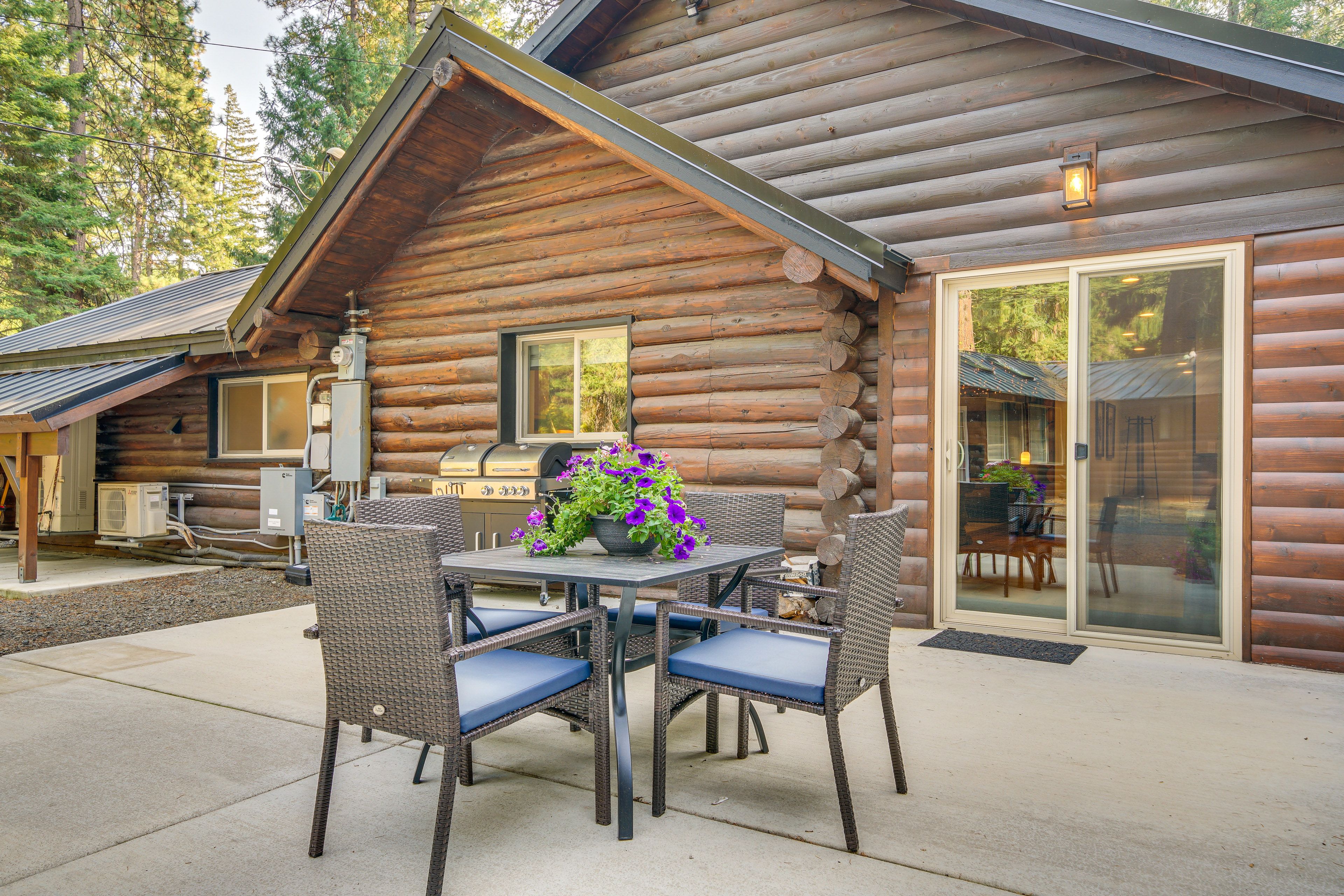 Private Patio | Gas Grill