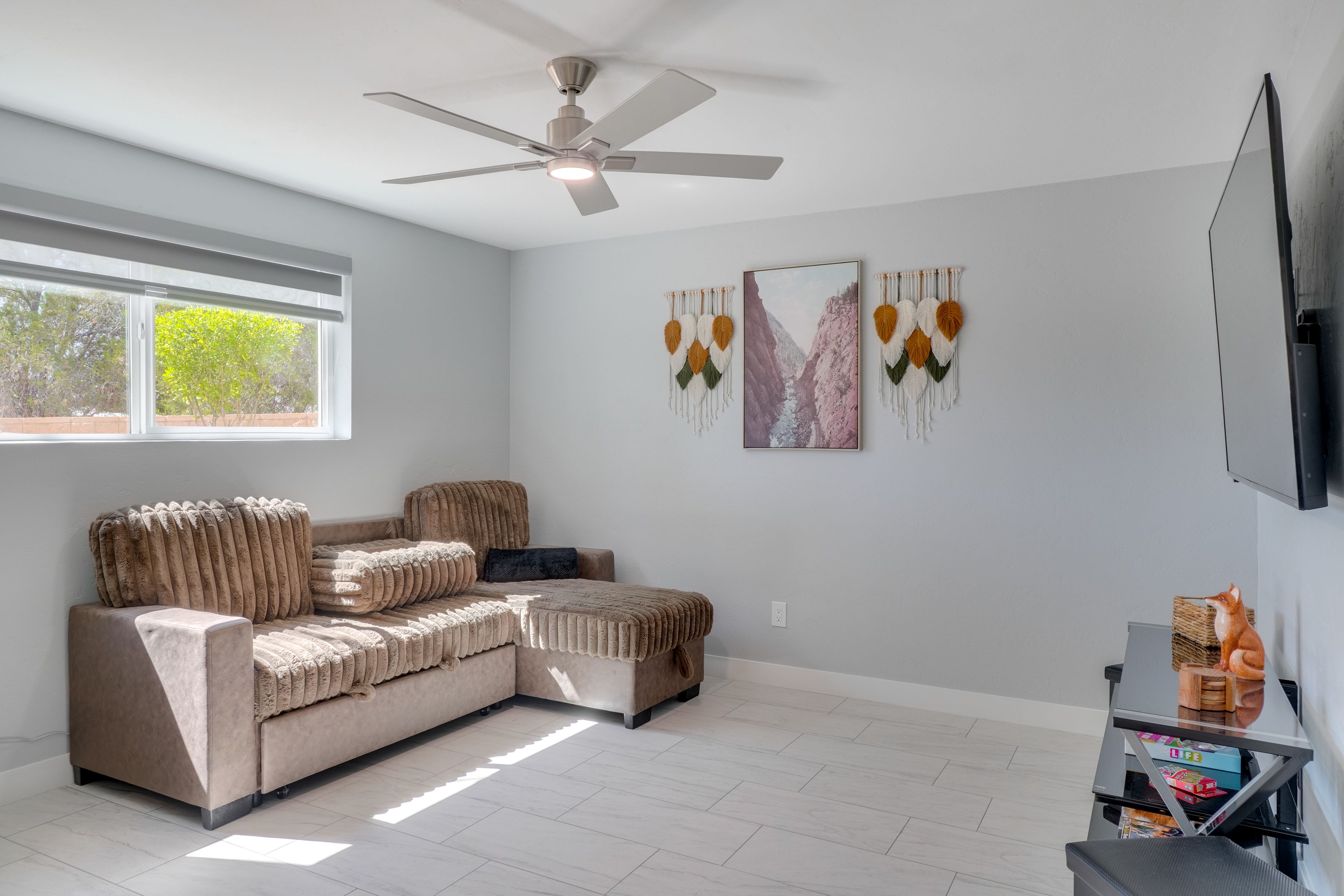 Bedroom 4 (Basement) | Queen Sleeper Sofa | Basement Level