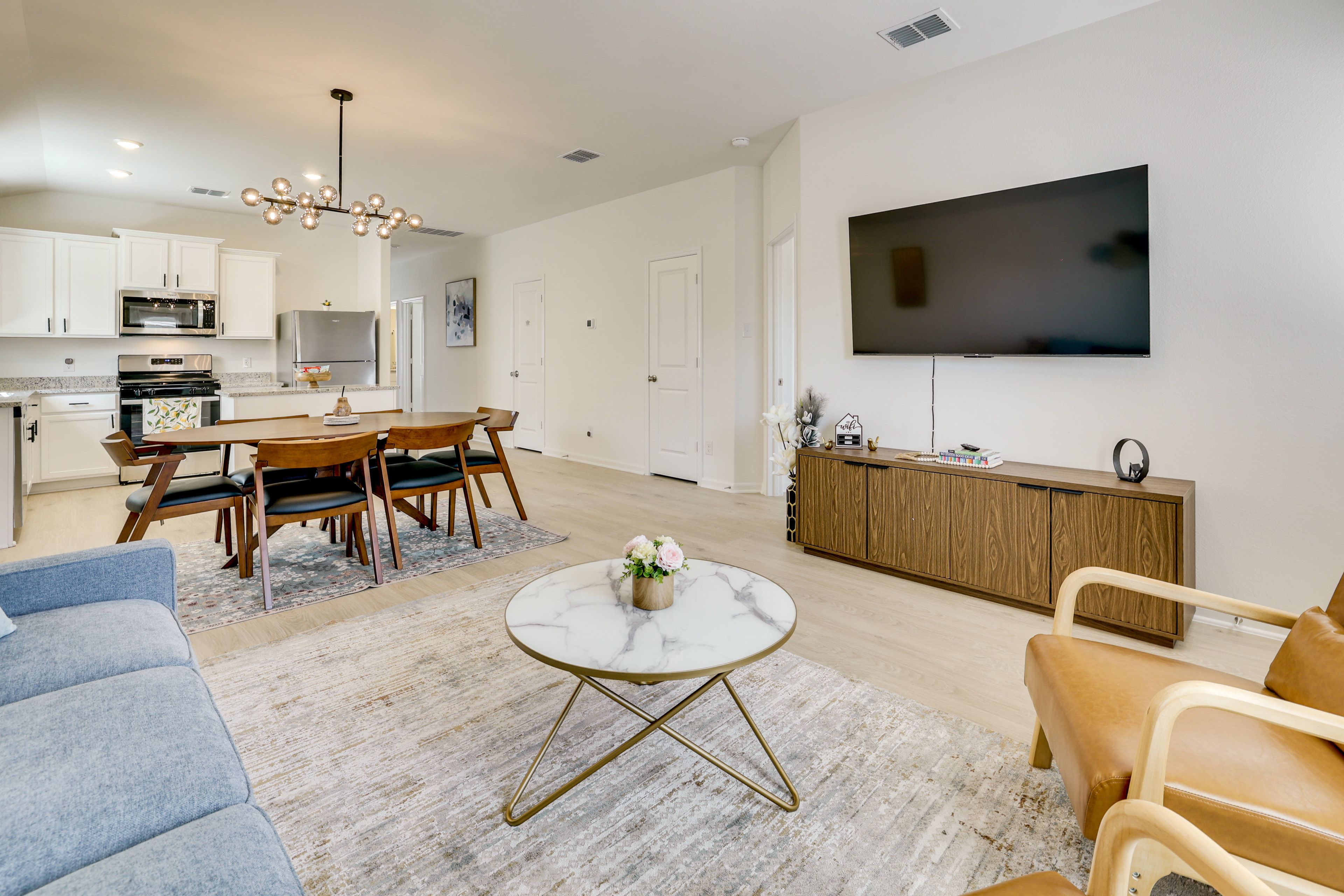 Property Interior | Single-Story Home | Free WiFi | Central A/C & Heating