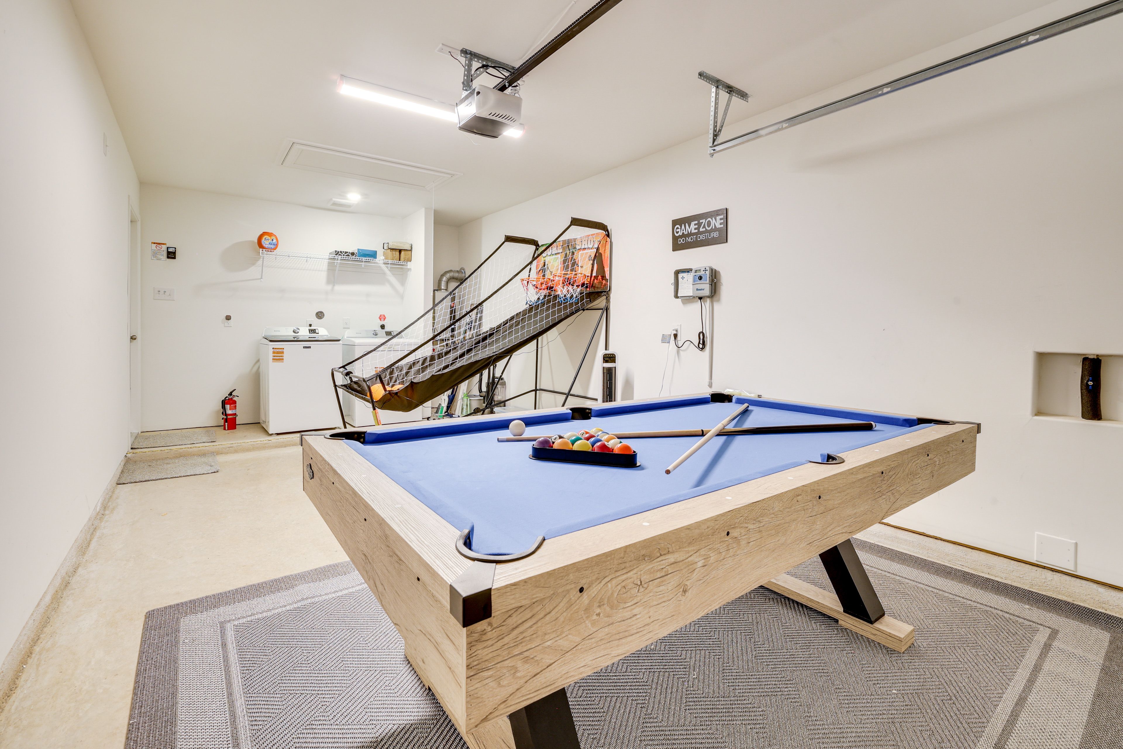 Game Room | Pool Table | Basketball Game