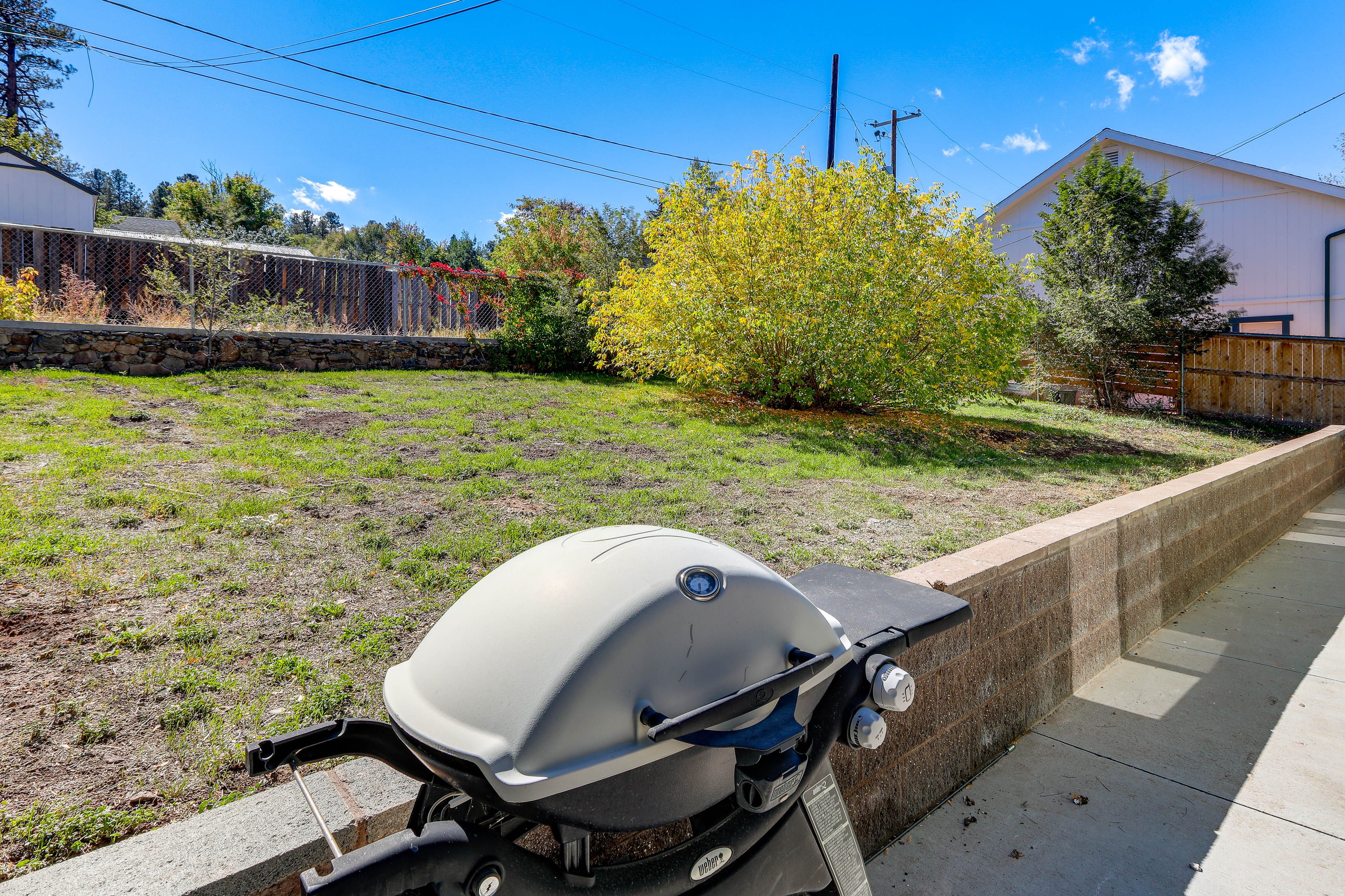 Fenced-In Yard | Gas Grill (Propane Provided)
