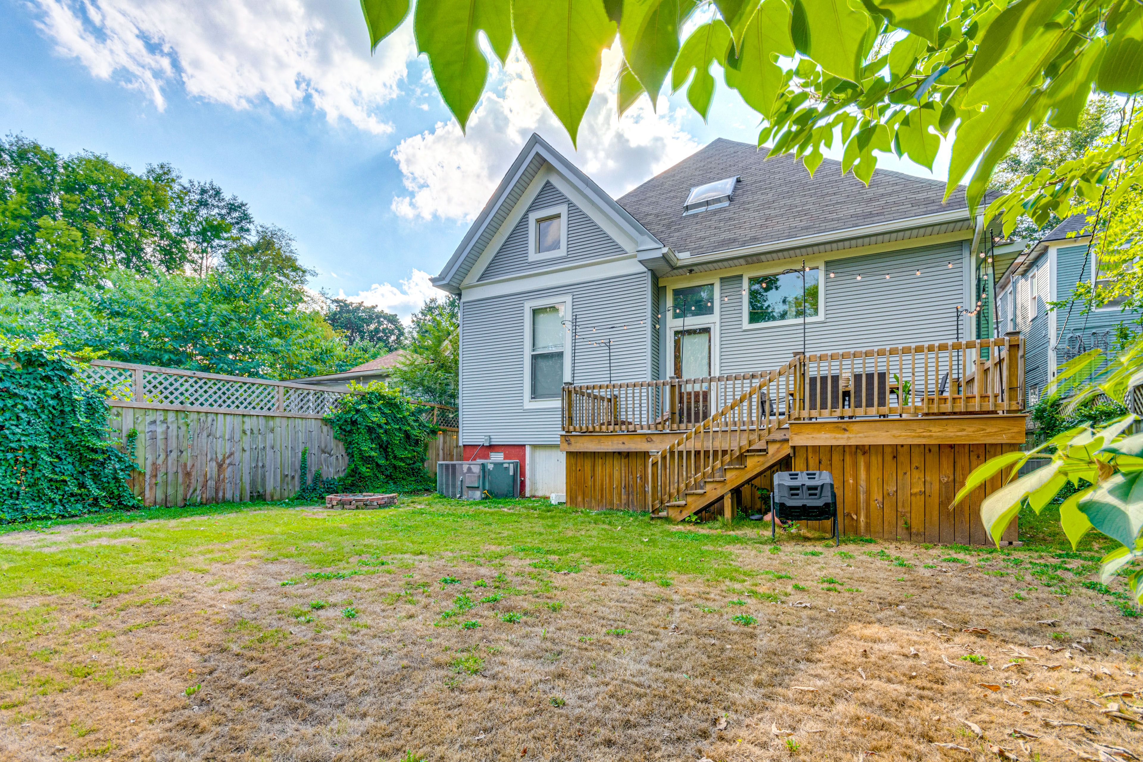 Fenced-In Backyard | Fire Pit