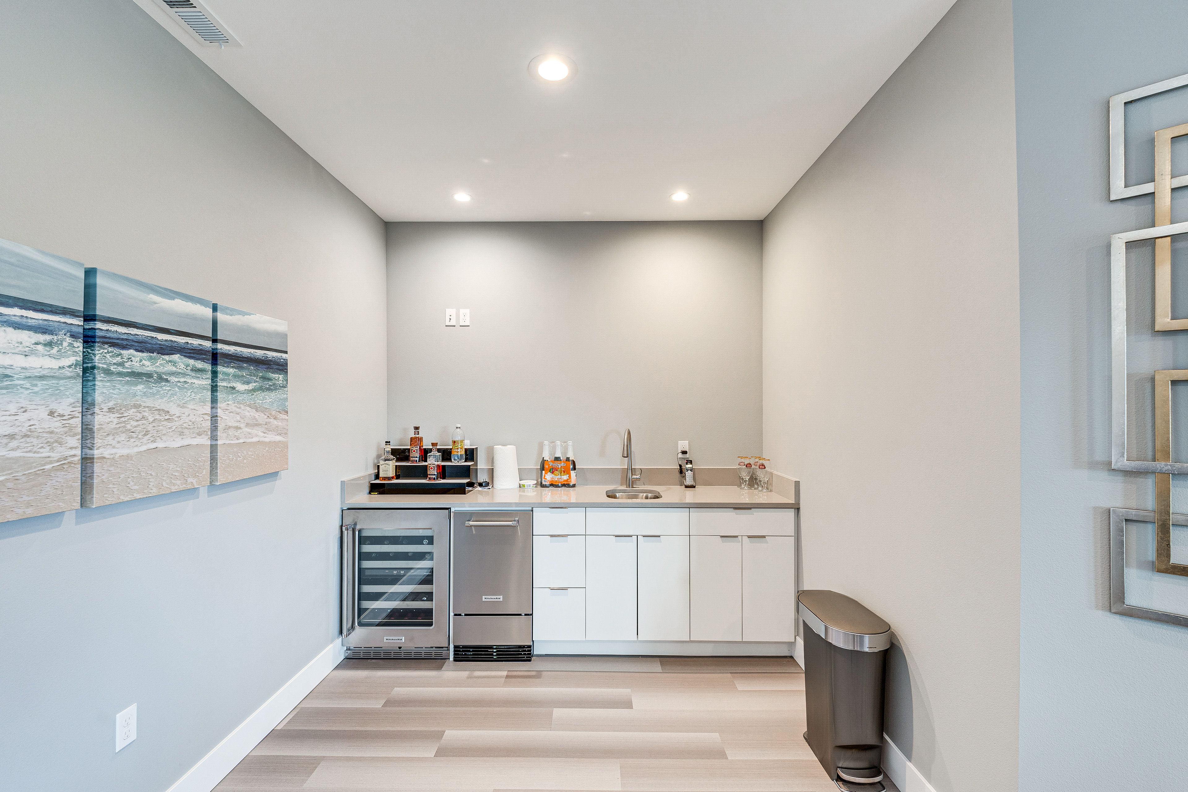 Wet Bar | Wine Fridge | Sink