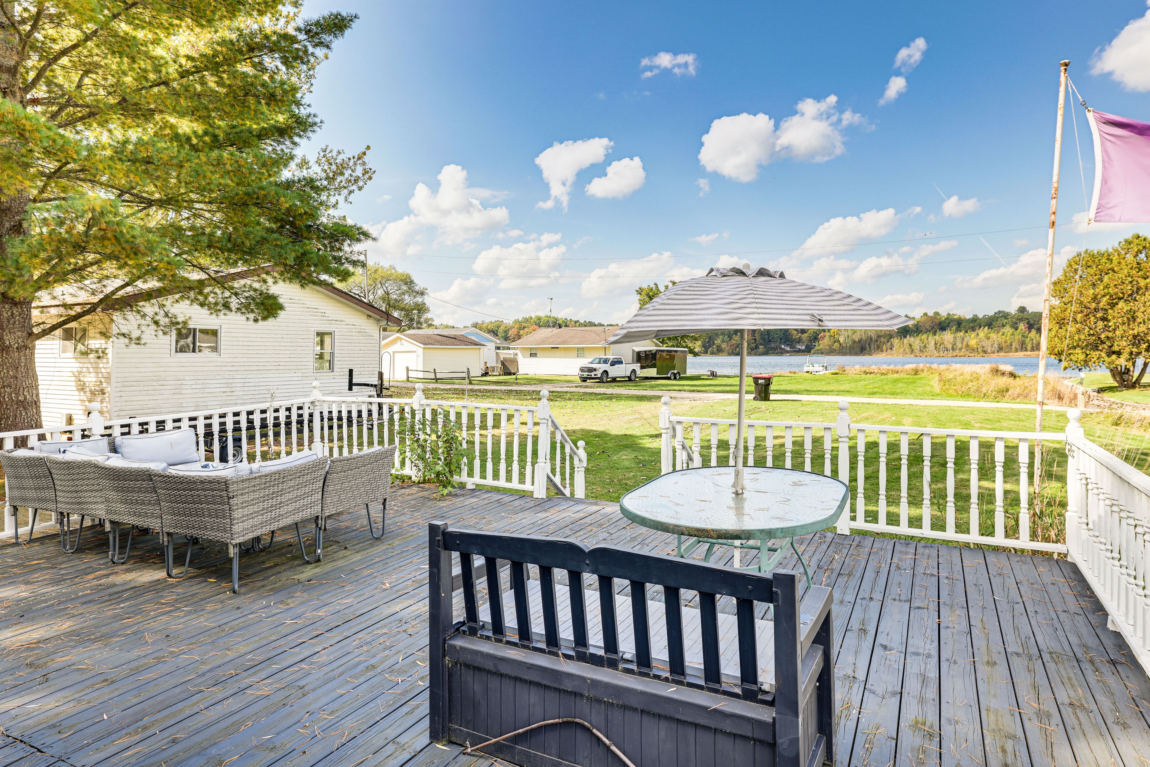 Furnished Deck | Lake Views
