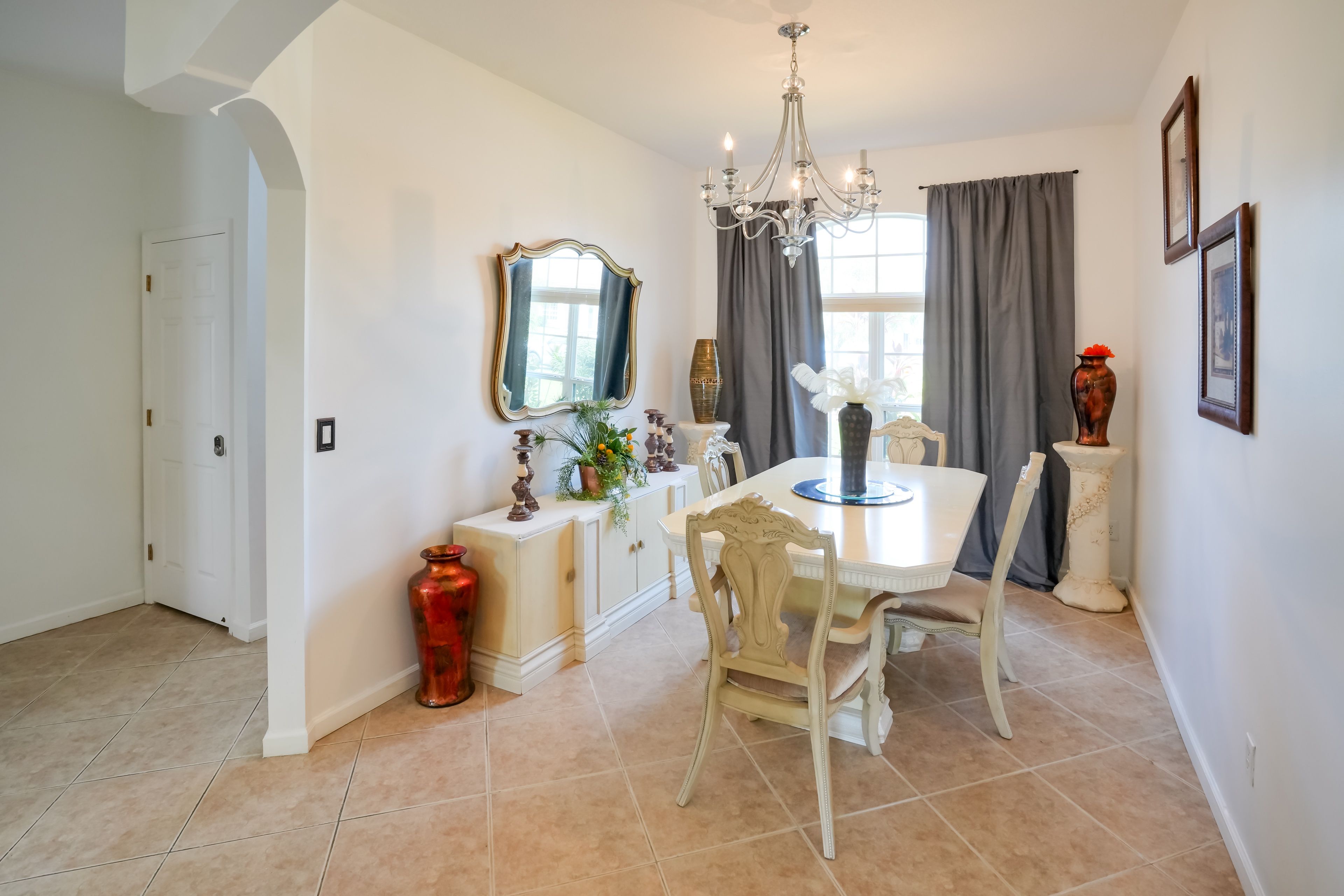 Dining Area | Dishware & Flatware | 1st Floor