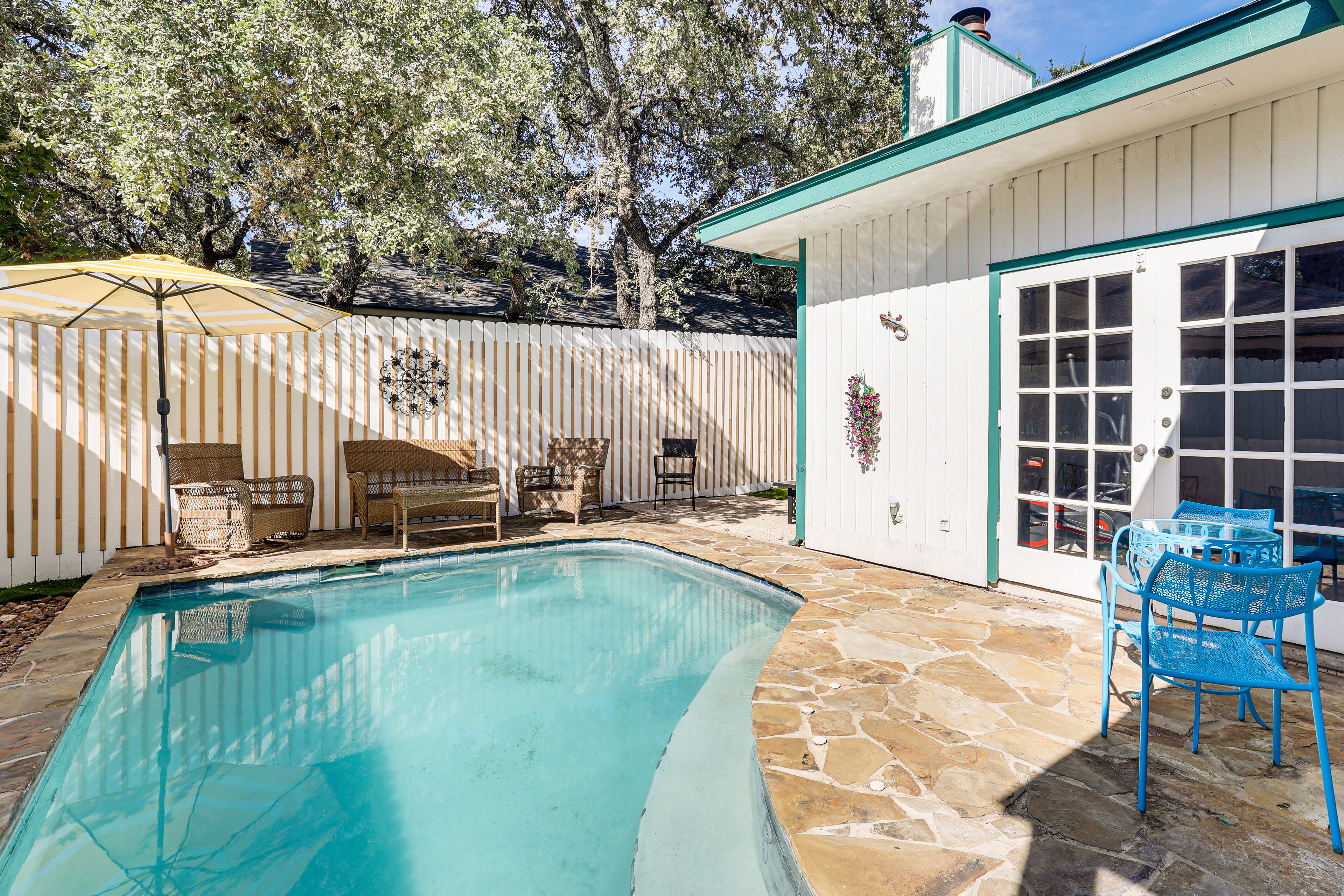 Backyard | Private Pool & Hot Tub | Grills | Wood-Burning Fire Pit
