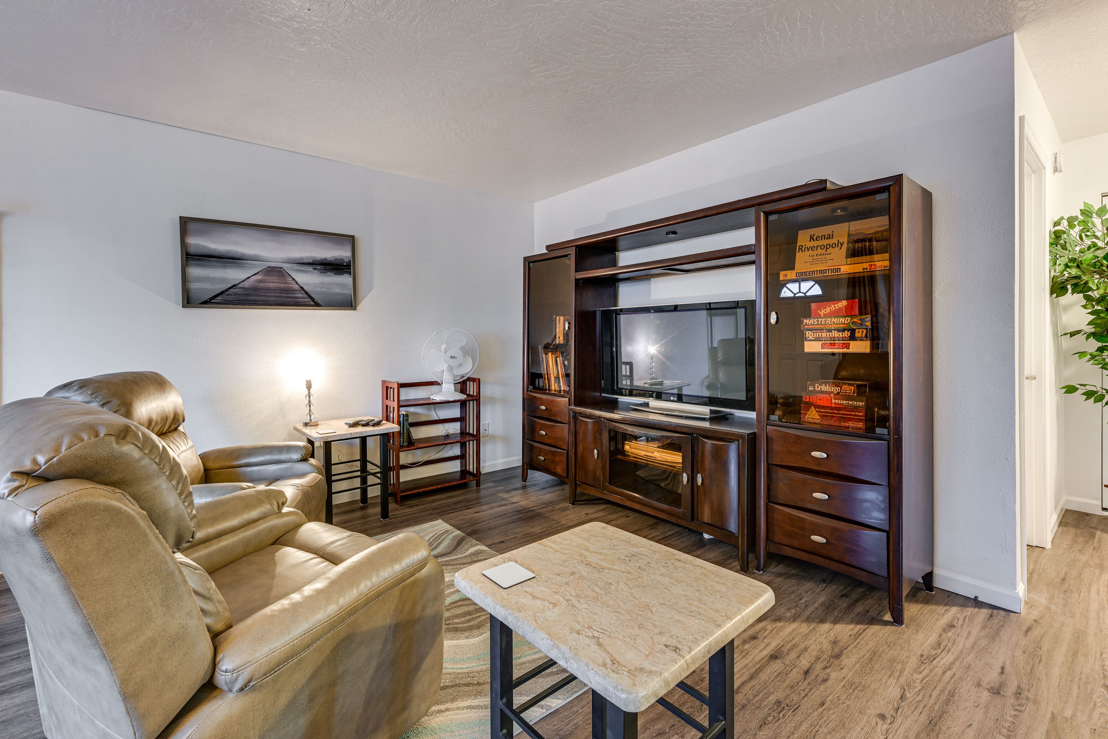 Soldotna Vacation Rental | 1BR | 1BA | 1 Step to Enter | 750 Sq Ft