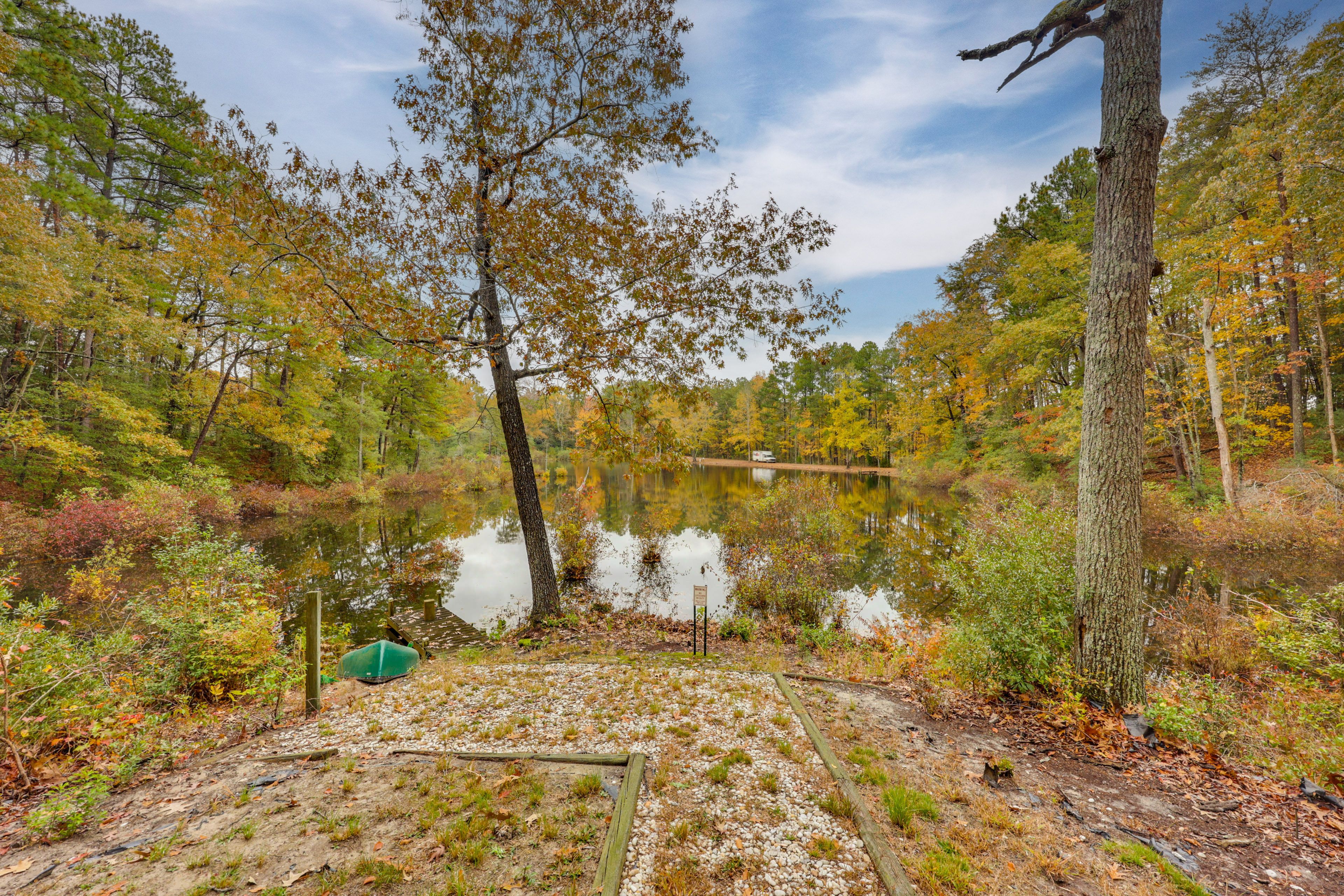 Lake Access | Fishing Dock | Canoe