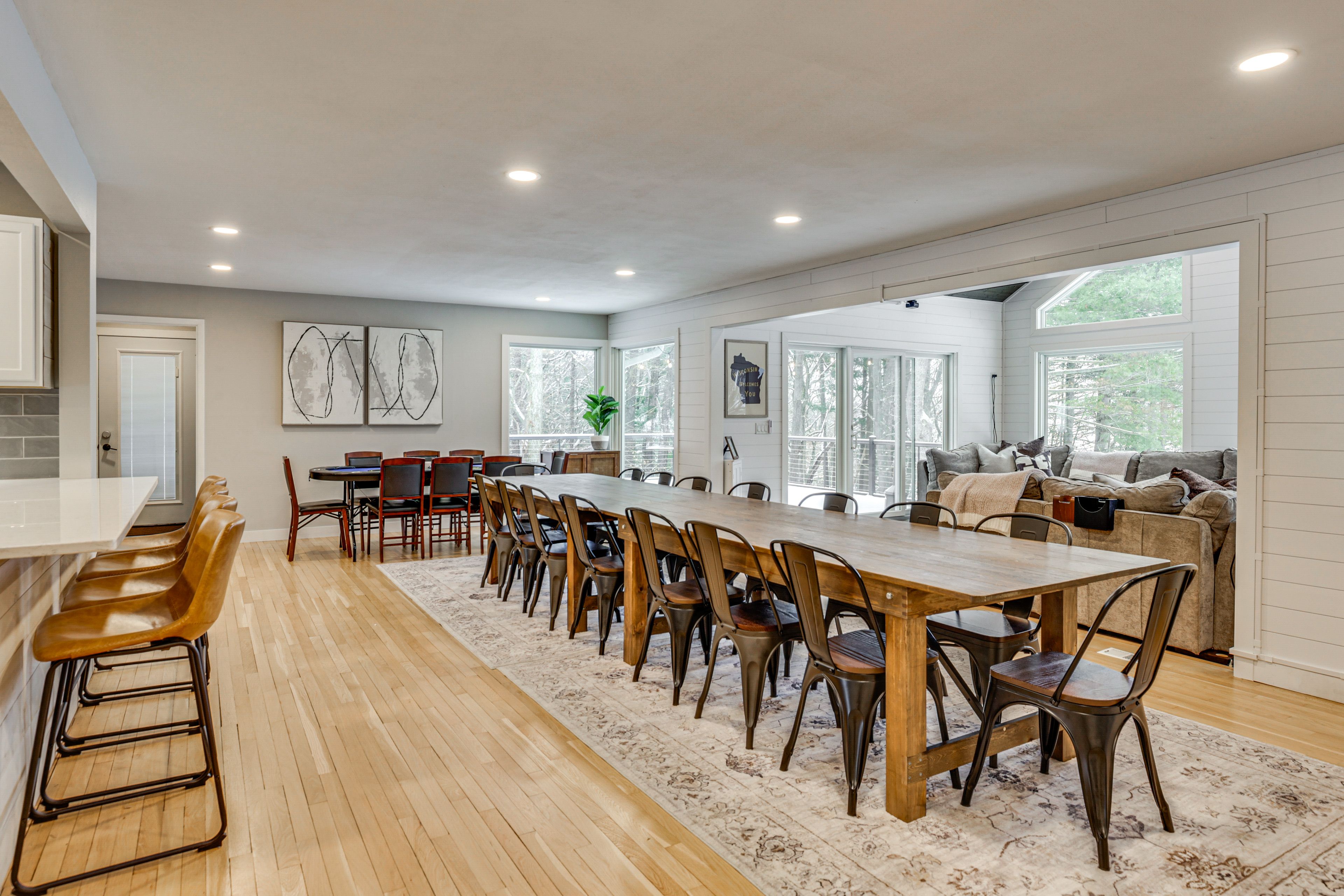 Dining Area | Main Level | Poker Table | Smart TV
