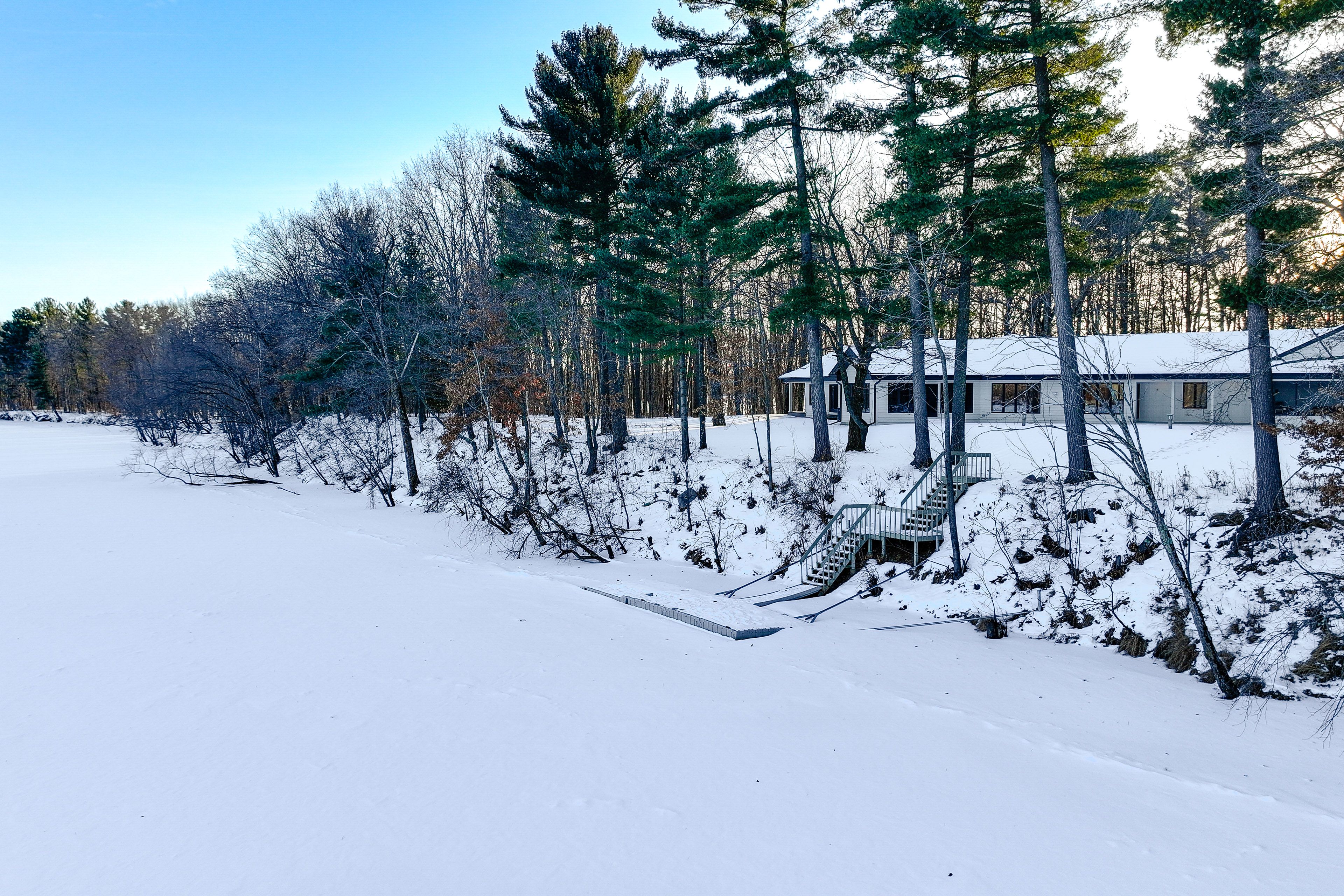 Winter Exterior | Wisconsin River Access