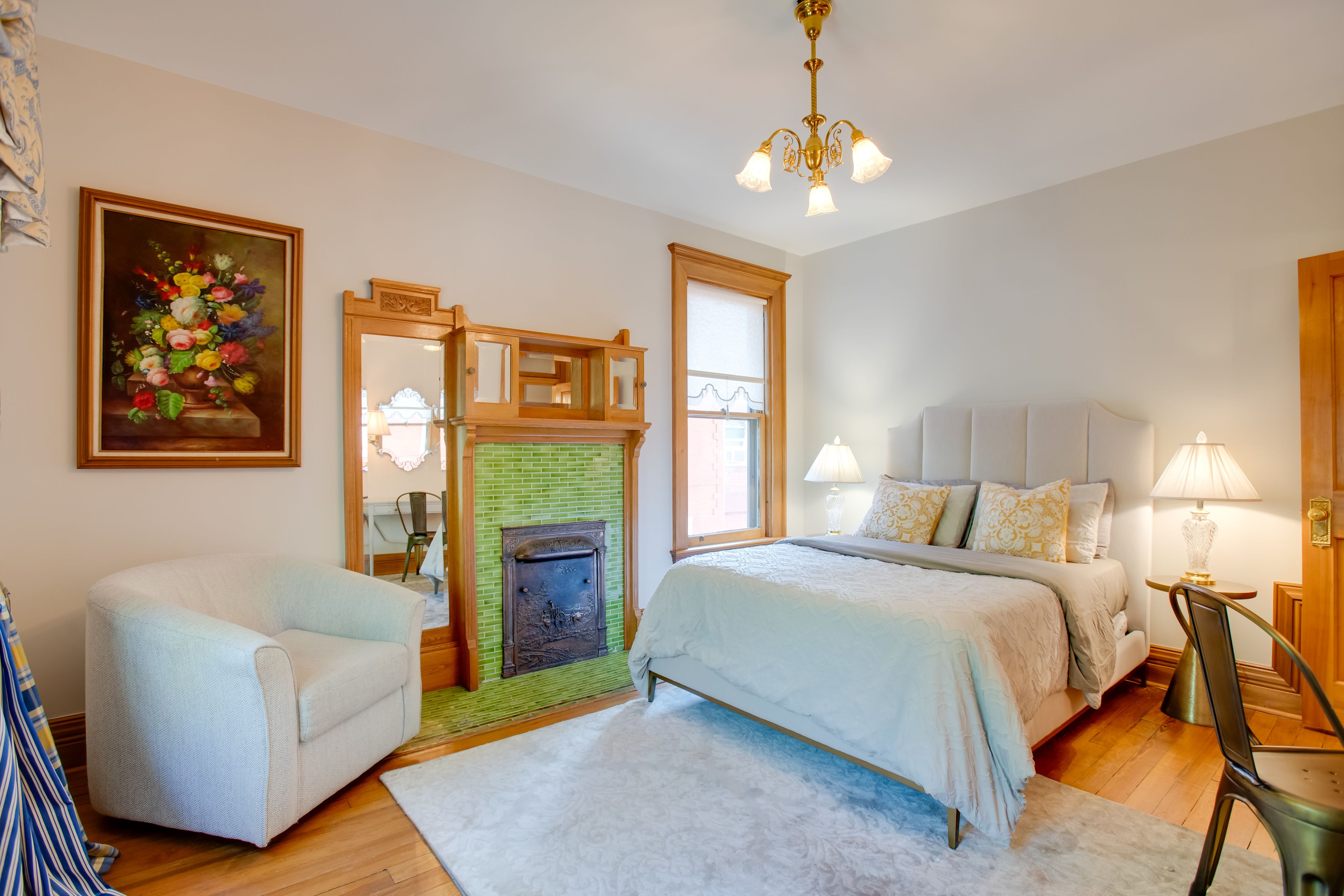 Bedroom 3 | 2nd Floor | Queen Bed | Laptop-Friendly Workspace