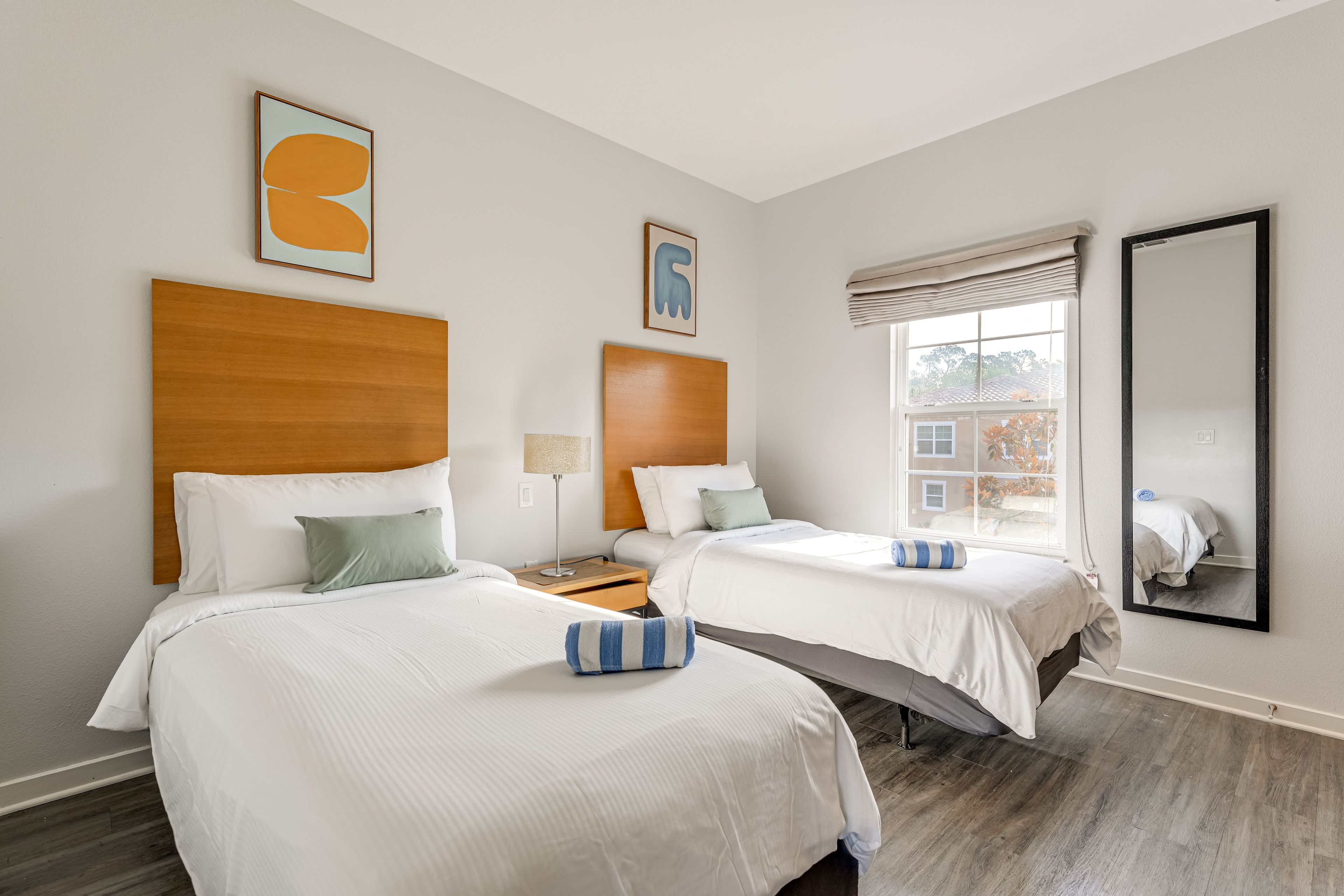 Bedroom 2 | 2nd Floor | 2 Twin Beds | Linens Provided