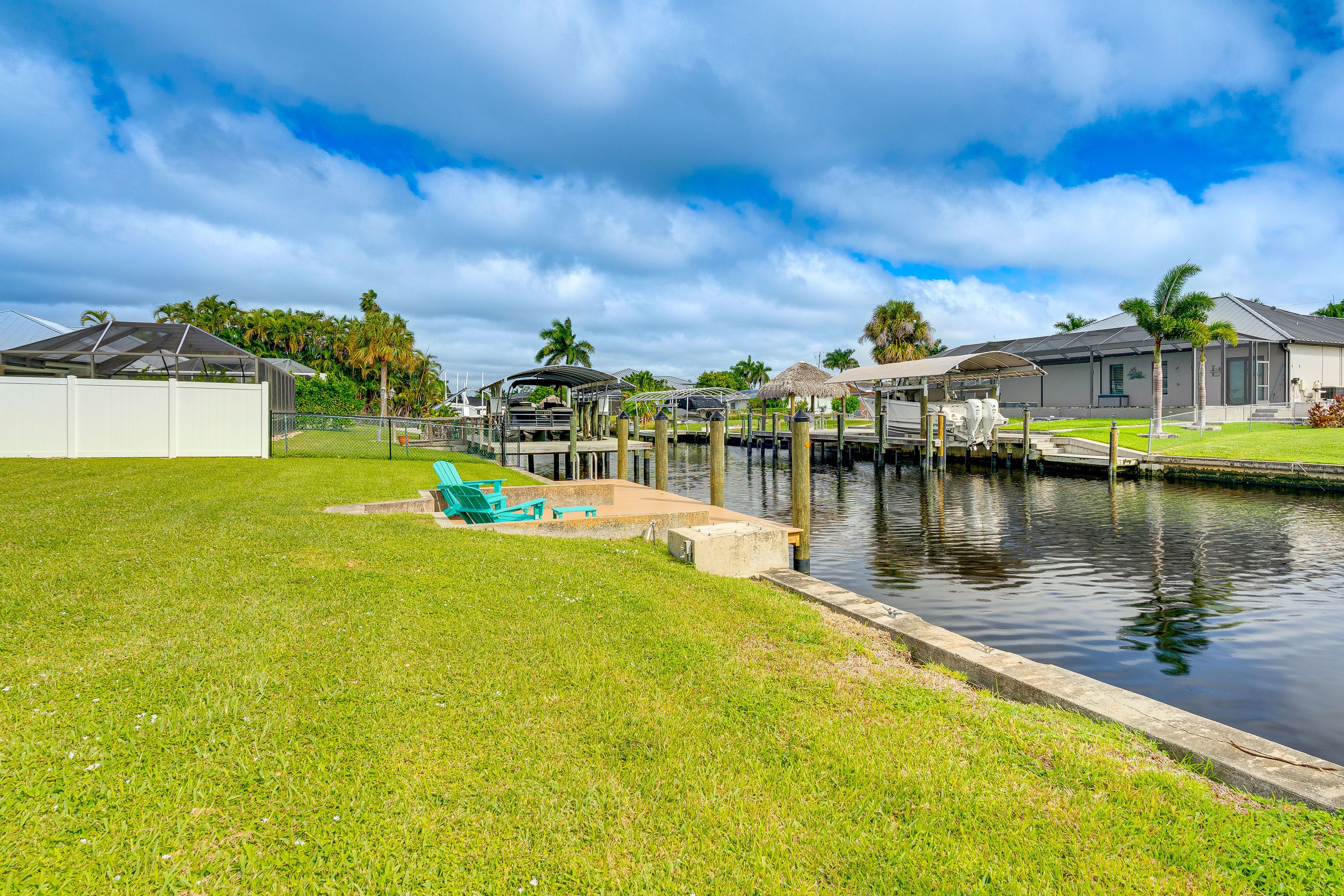 Yard Space | Private Dock | Canal Views