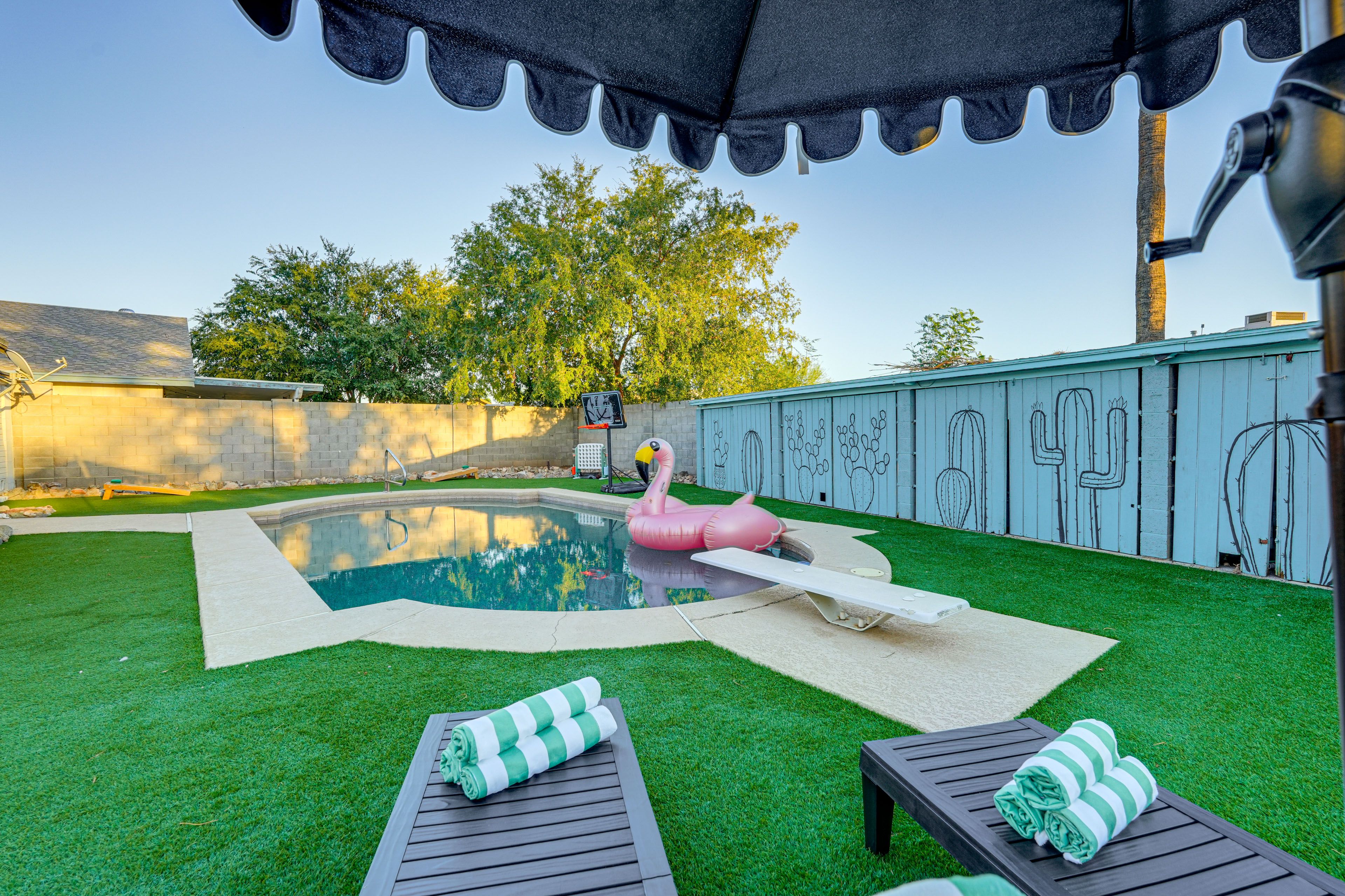 Fenced Backyard | Yard Games