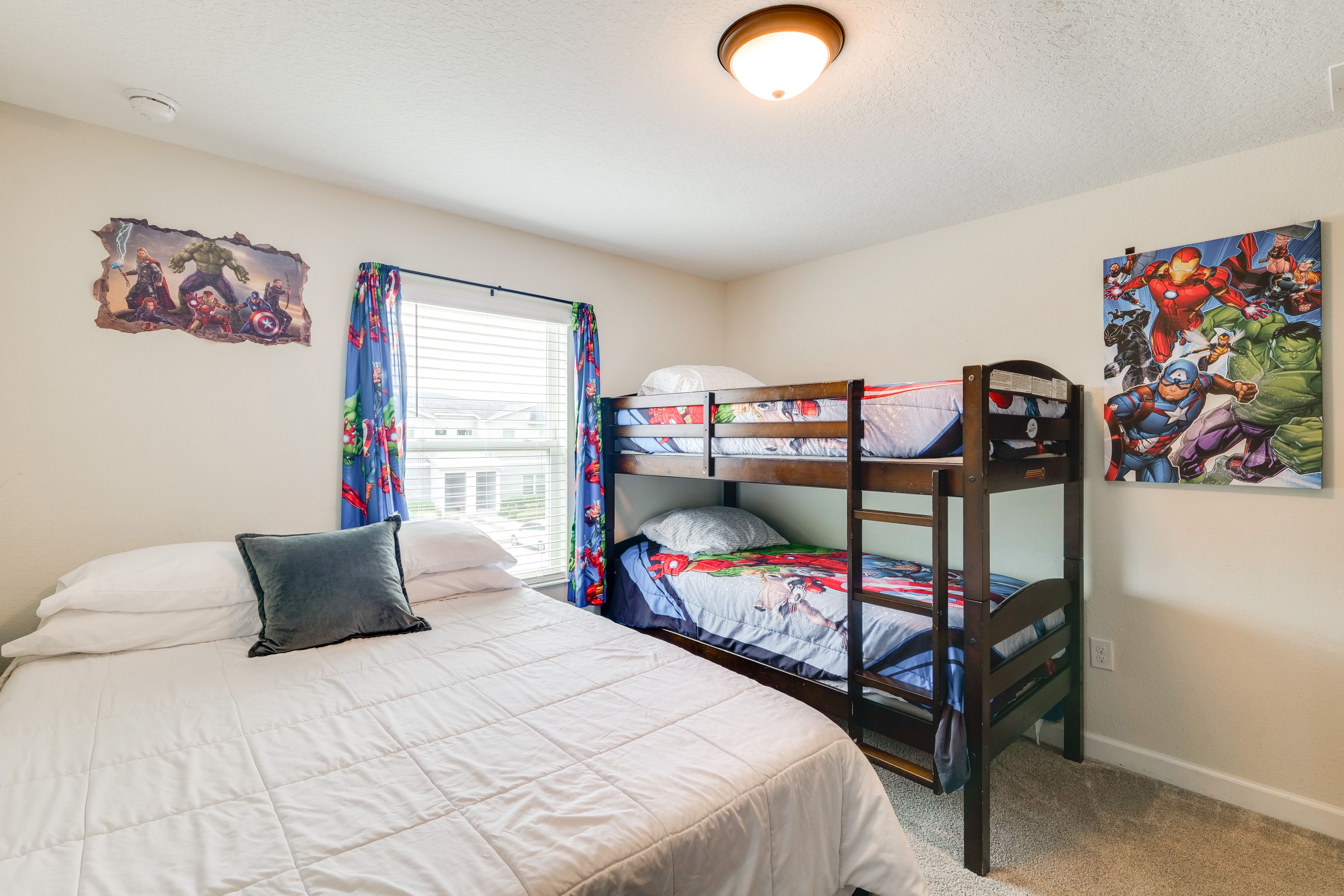 Bedroom 5 | Queen Bed | Twin Bunk Bed | 2nd Floor